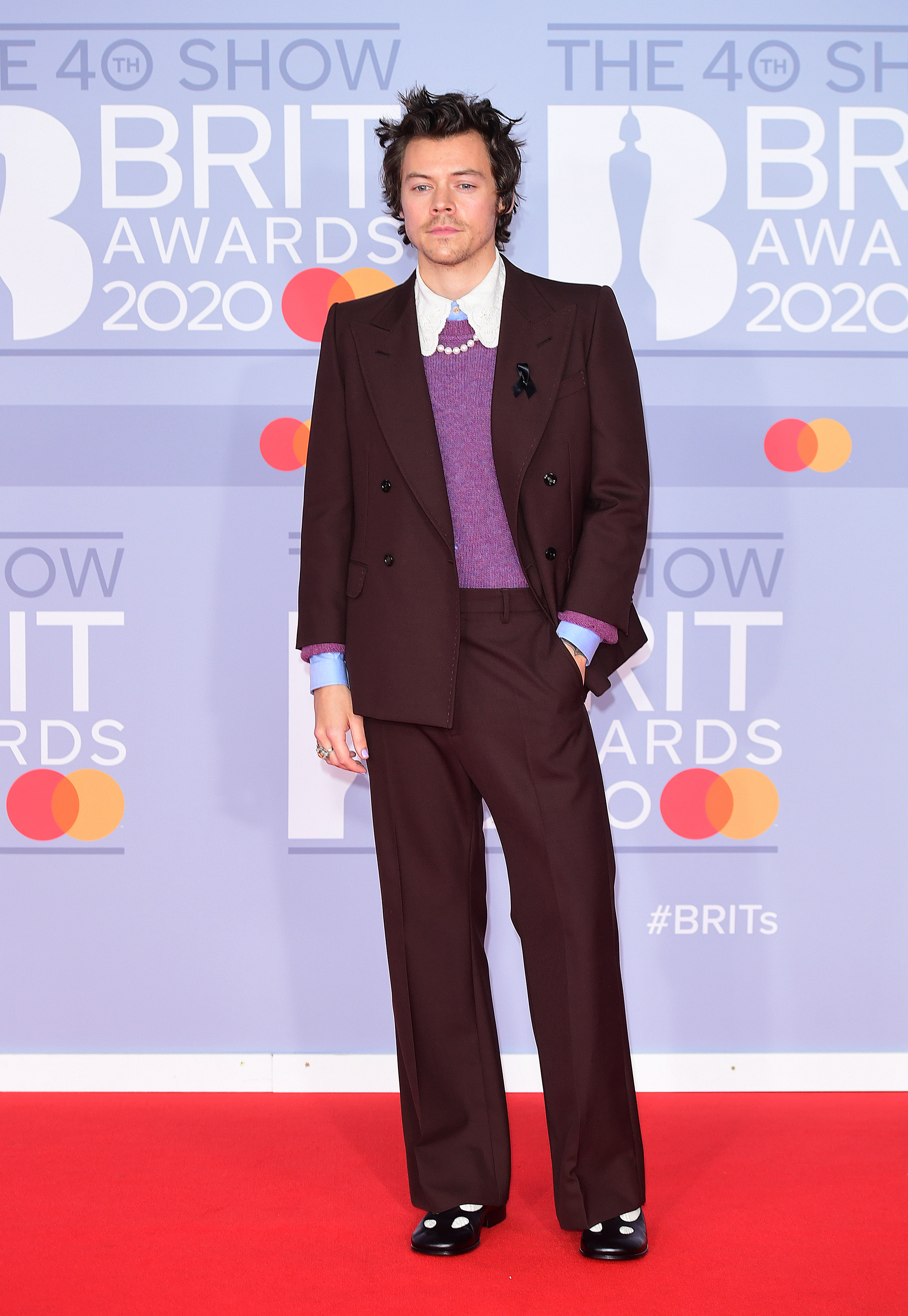 Harry Styles at the Brit Awards 2020