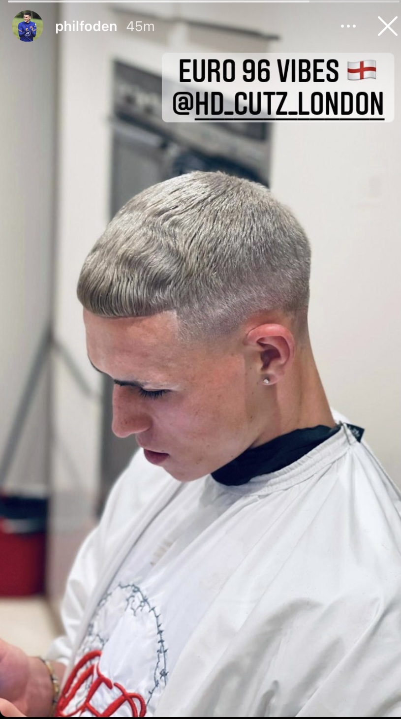 Phil Foden sports new dyed blond hair amid comparisons to ...