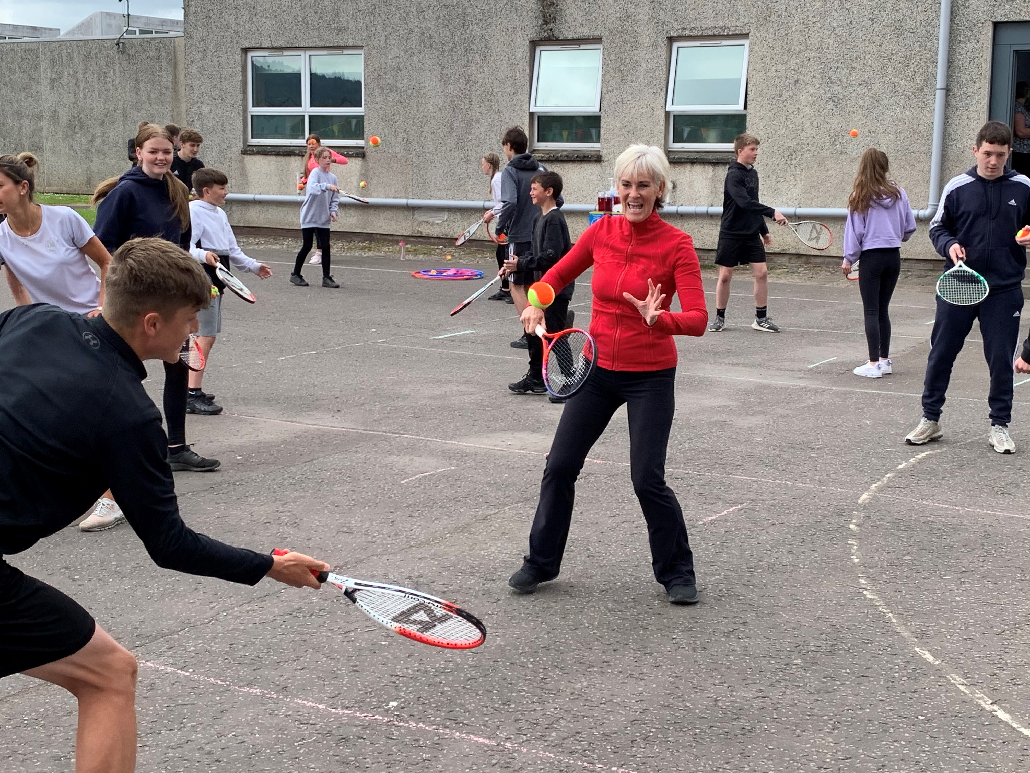 Judy Murray taking tennis skills to Scottish schools 