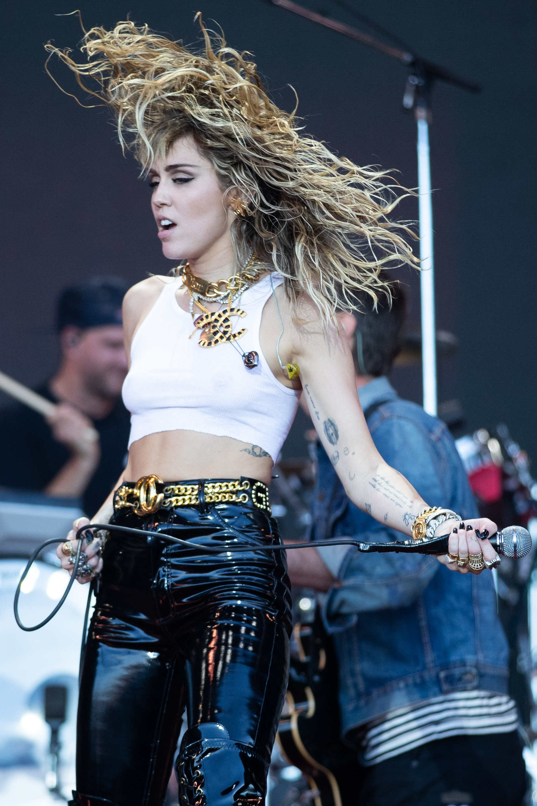 Miley Cyrus During Glastonbury in 2019