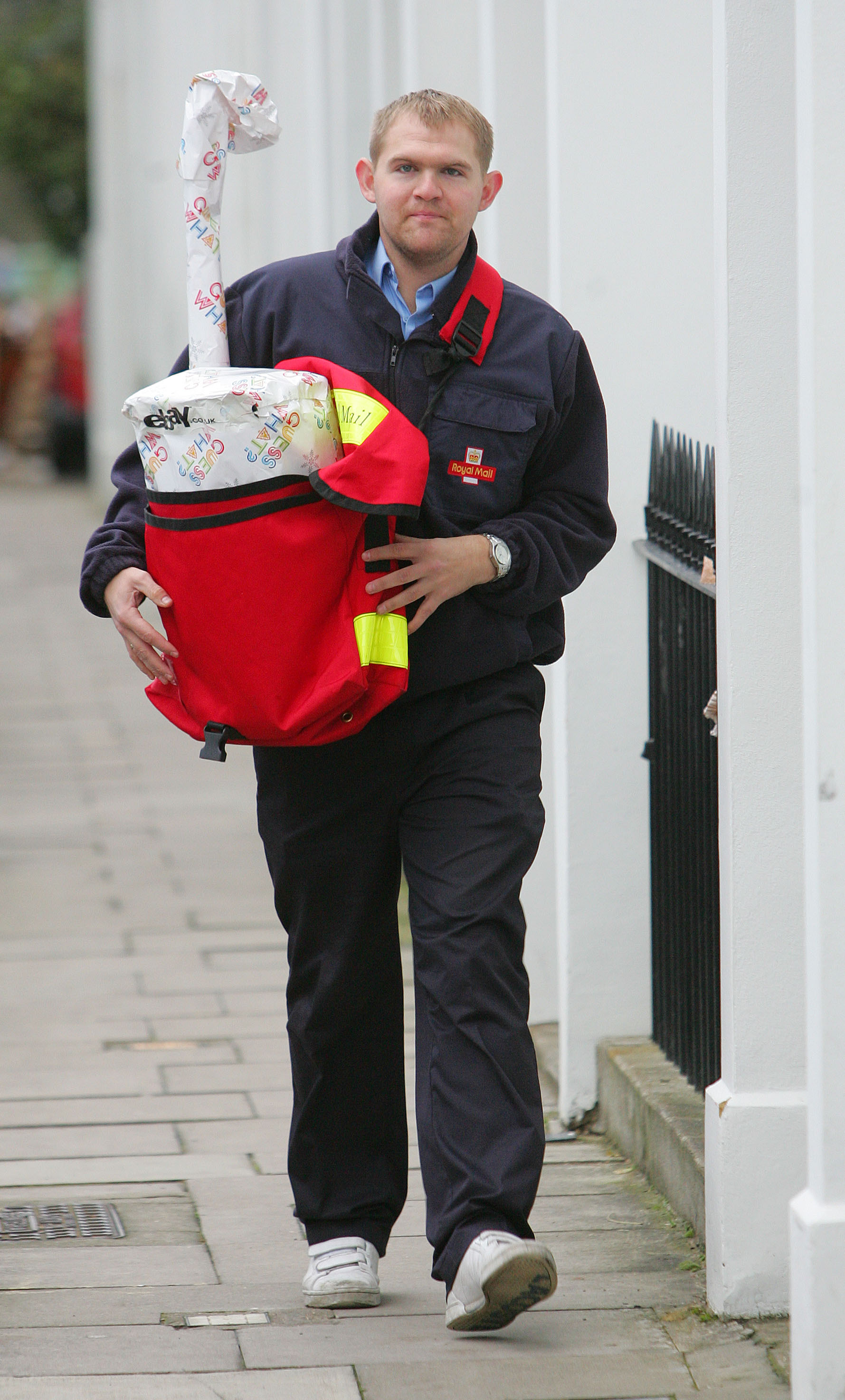 A postman pictured in 2008