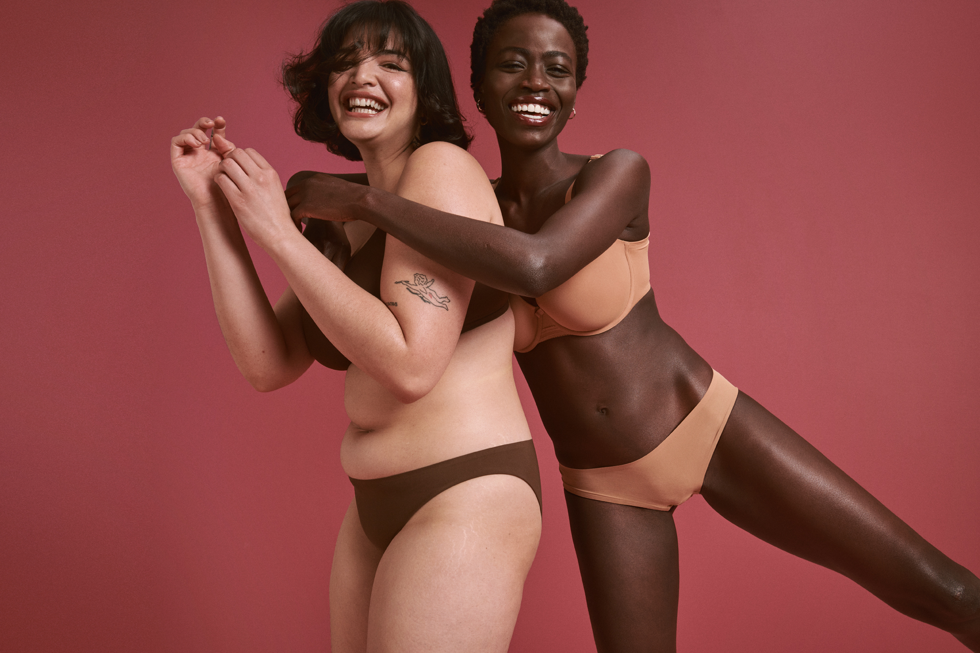 The clothing store's new women's lingerie range