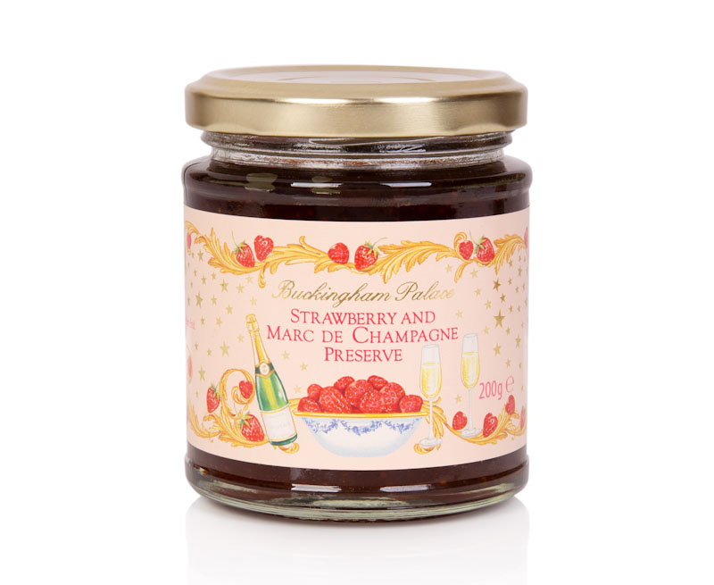 The strawberry and champagne jam 