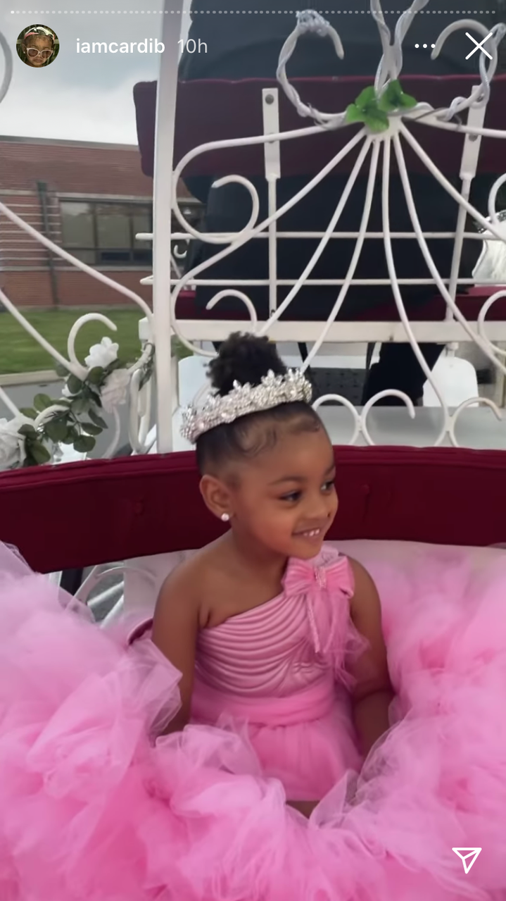 Cardi B celebrates daughter Kulture’s birthday with lavish princess