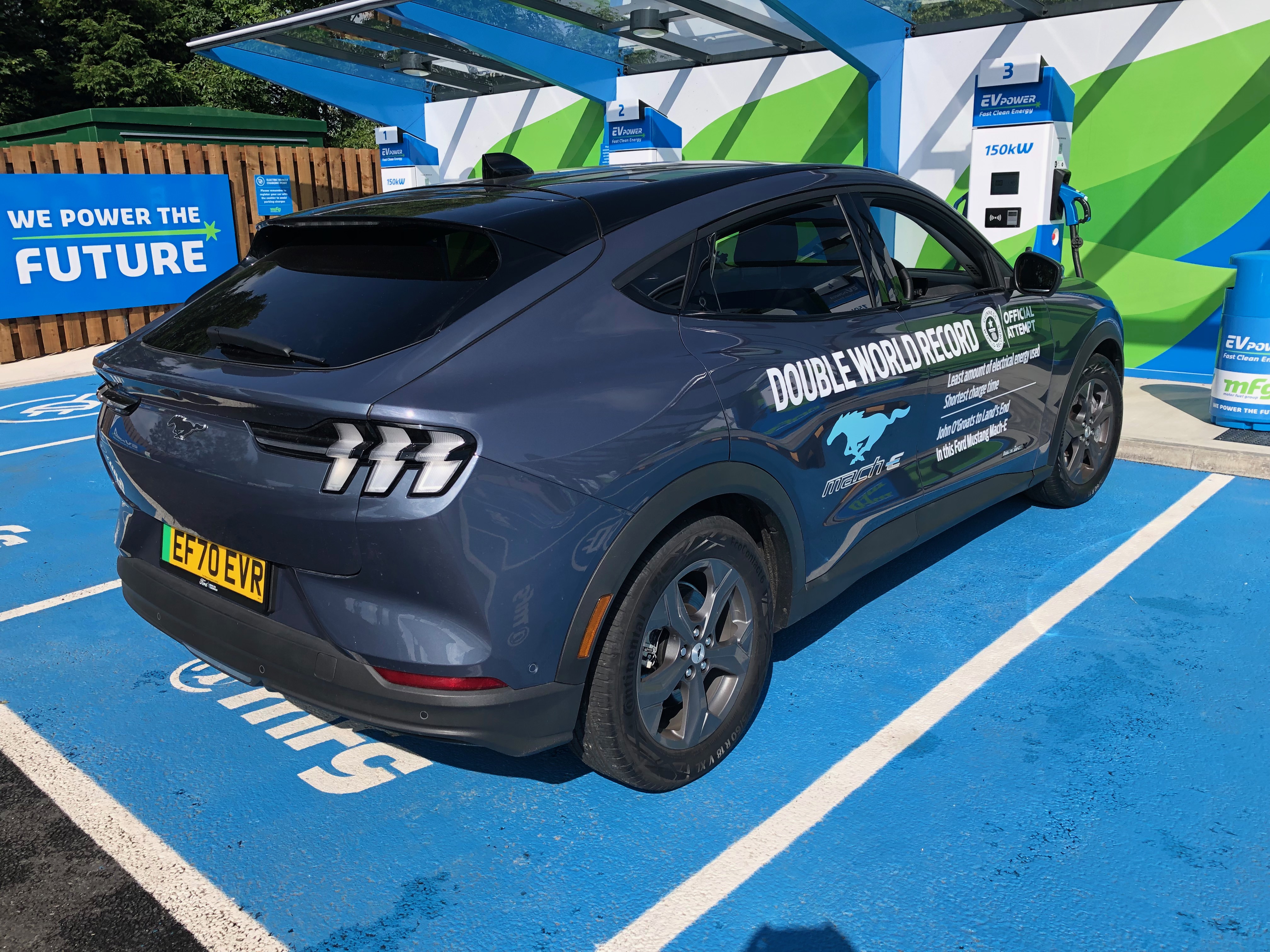 Ford Mustang Mach-E, world record run