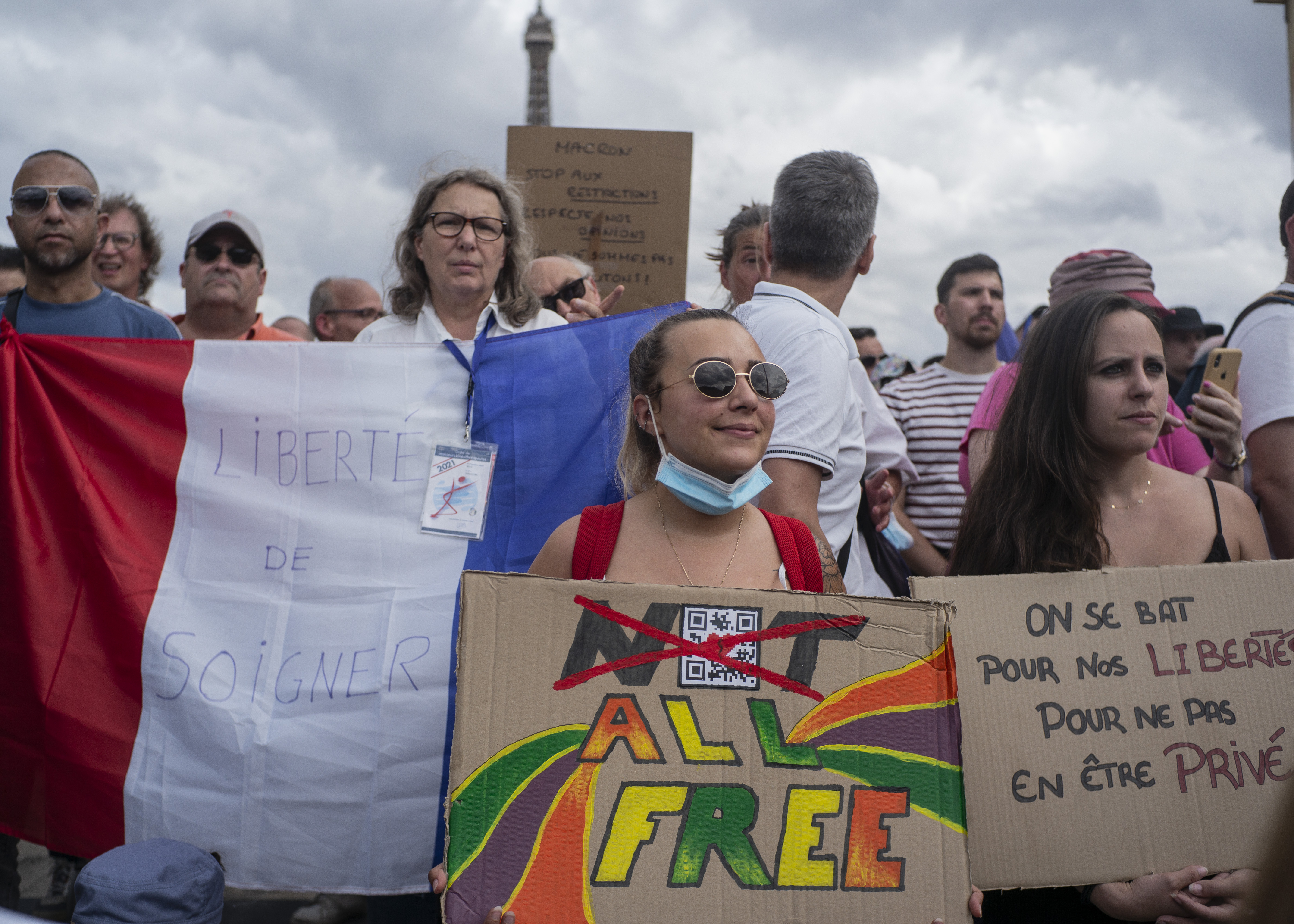 French protesters