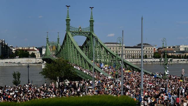 Thousands March In Hungary Pride Parade To Oppose Lgbt Law Express And Star 