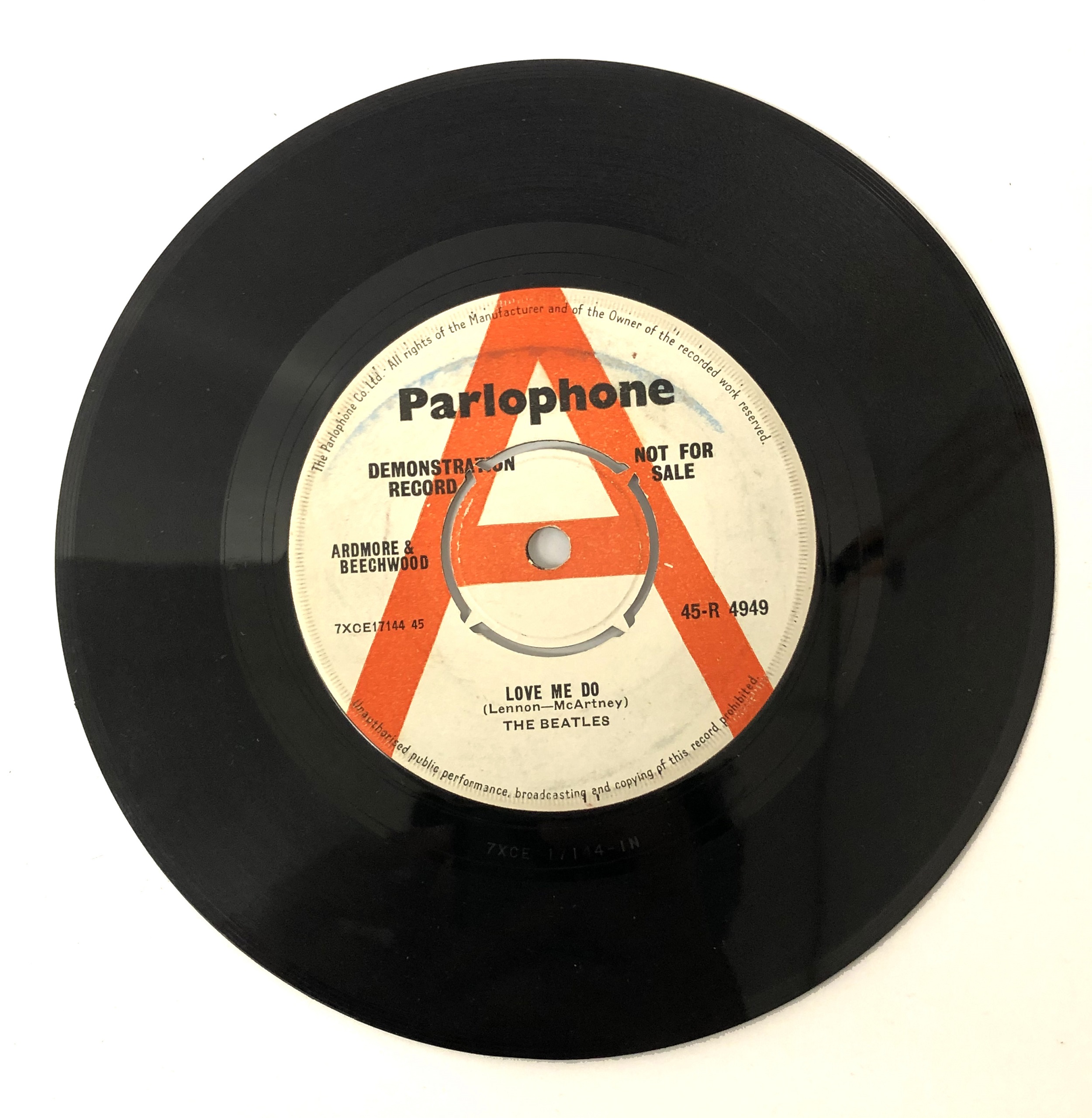 Rare Beatle's record fetches almost £10,000 