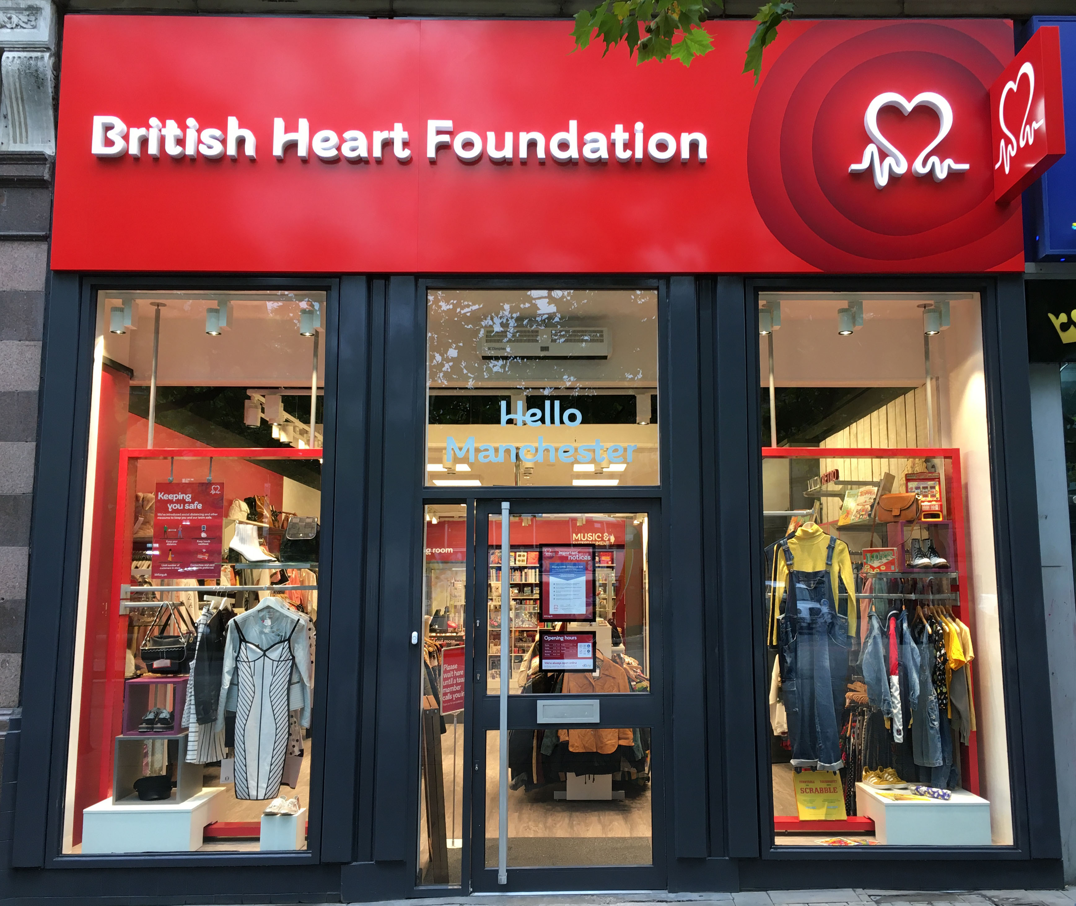 BHF shops opening after lockdown 2021