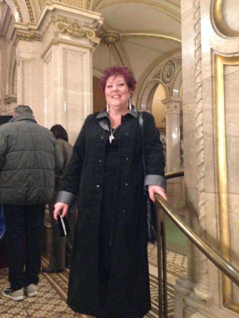 Zena Forster in Vienna for her 60th birthday in December 2015 months before she suffered a stroke