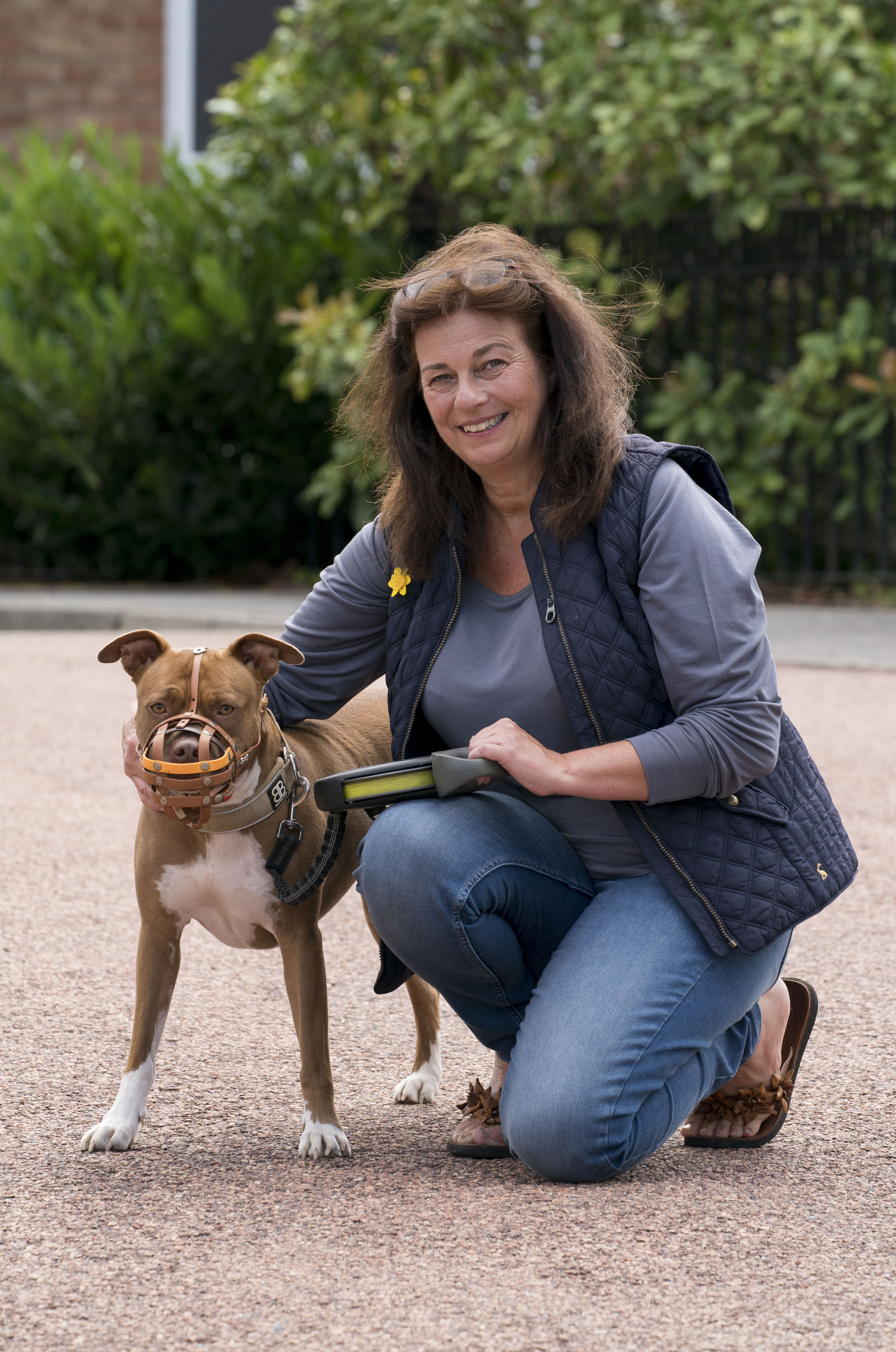 Anita Mehdi and her pet dog Lola