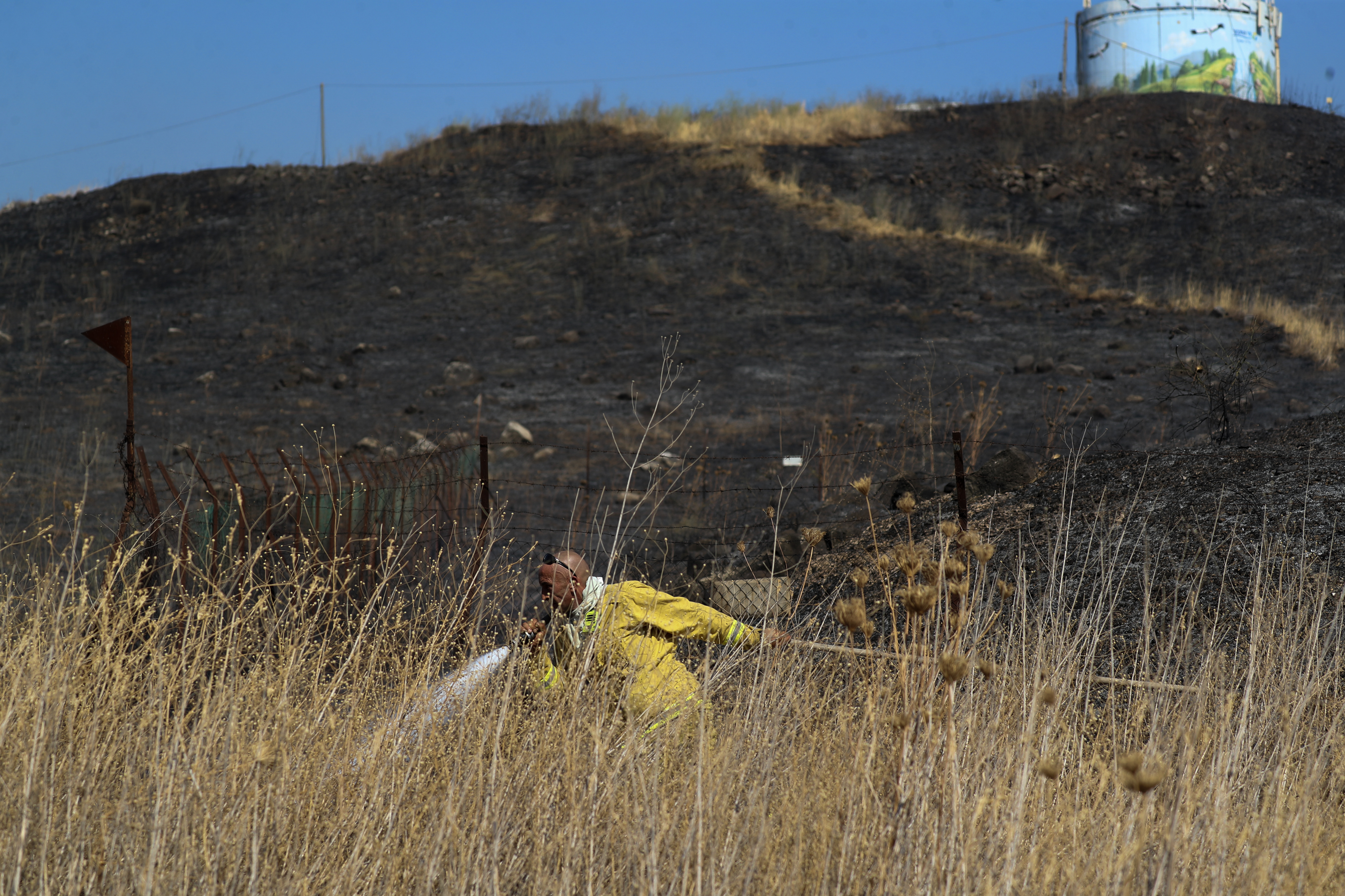 Israeli firefighter