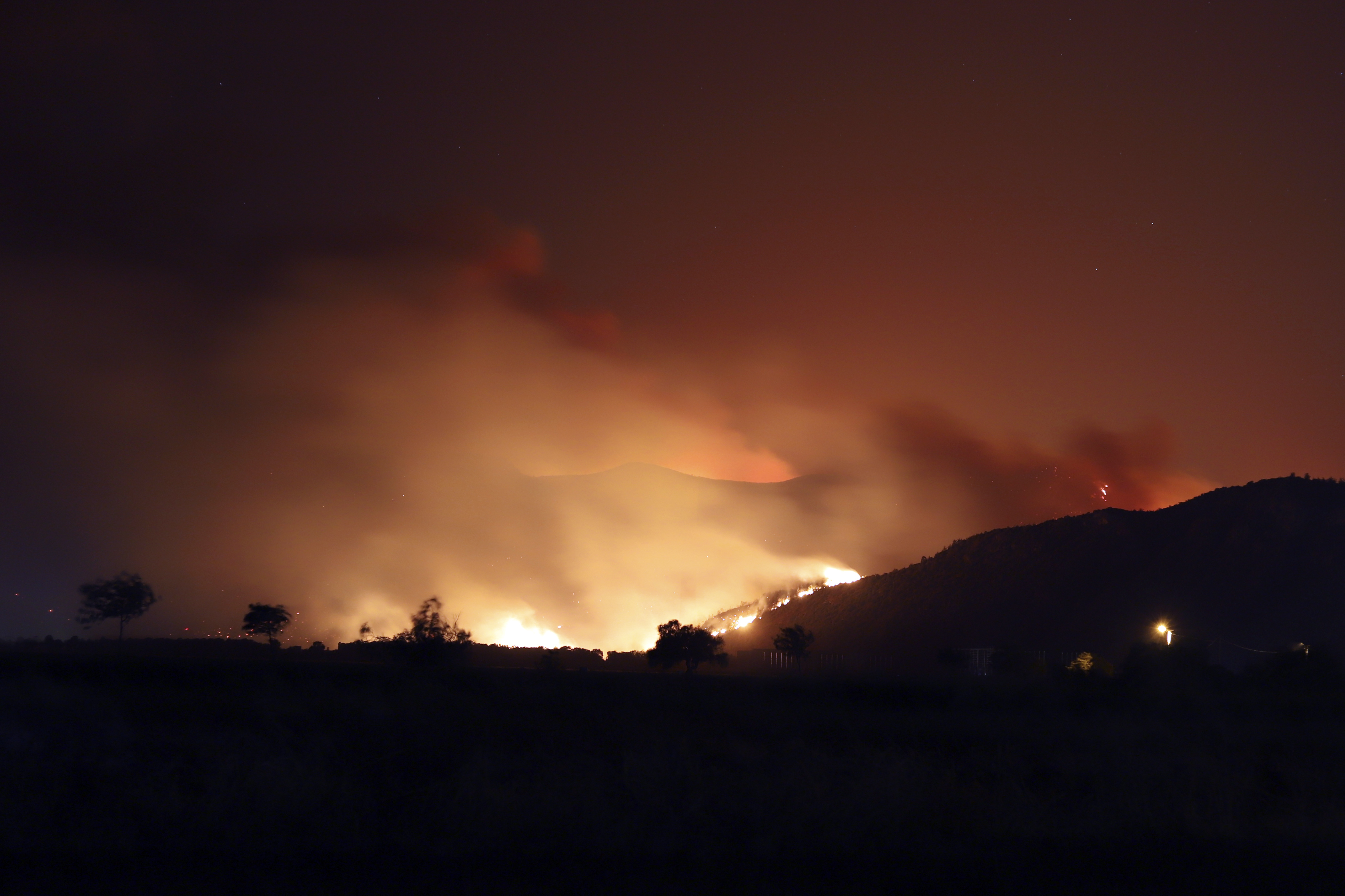 A fire in Turkey