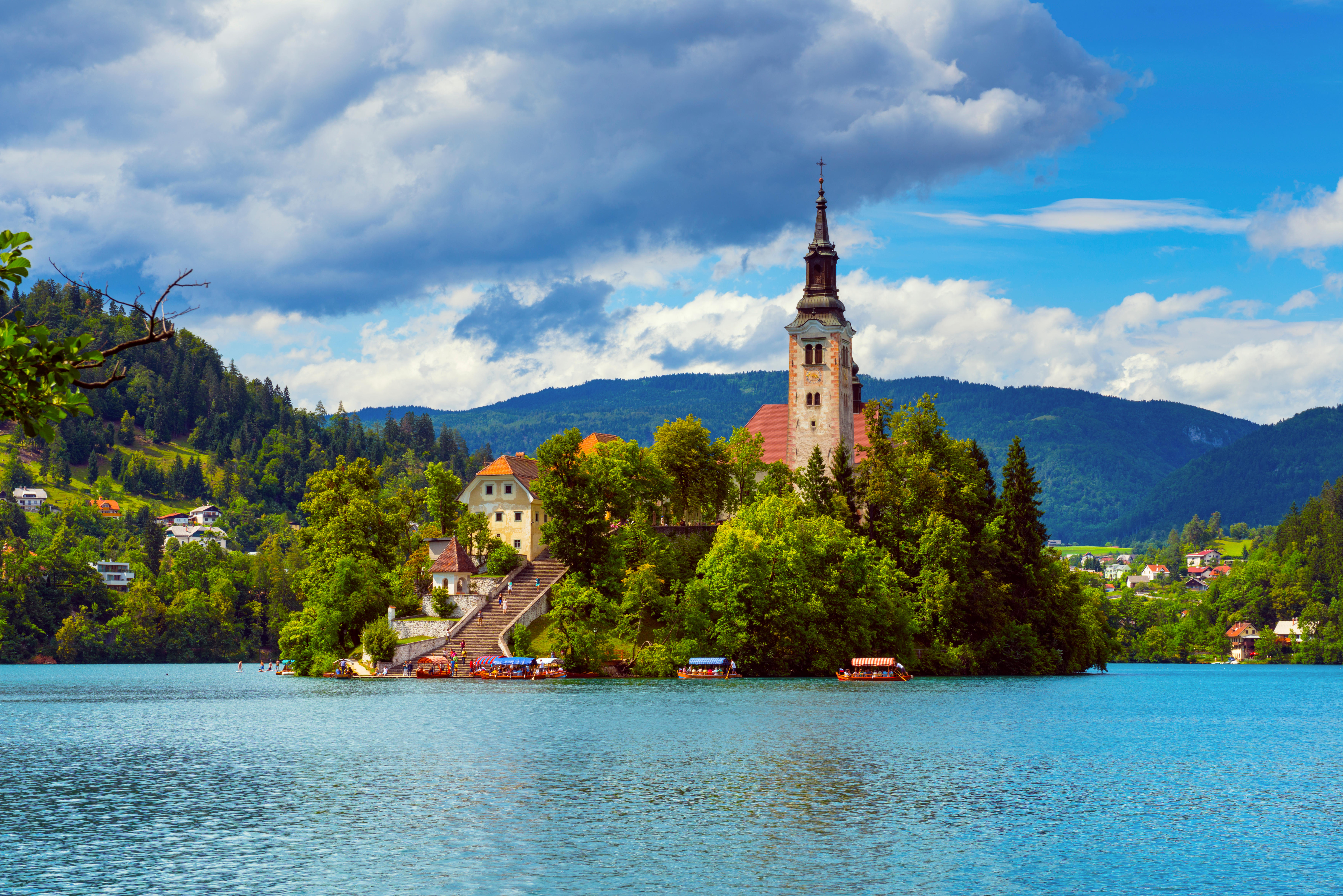 Church of the Assumption, Lake Bled, Slovenia