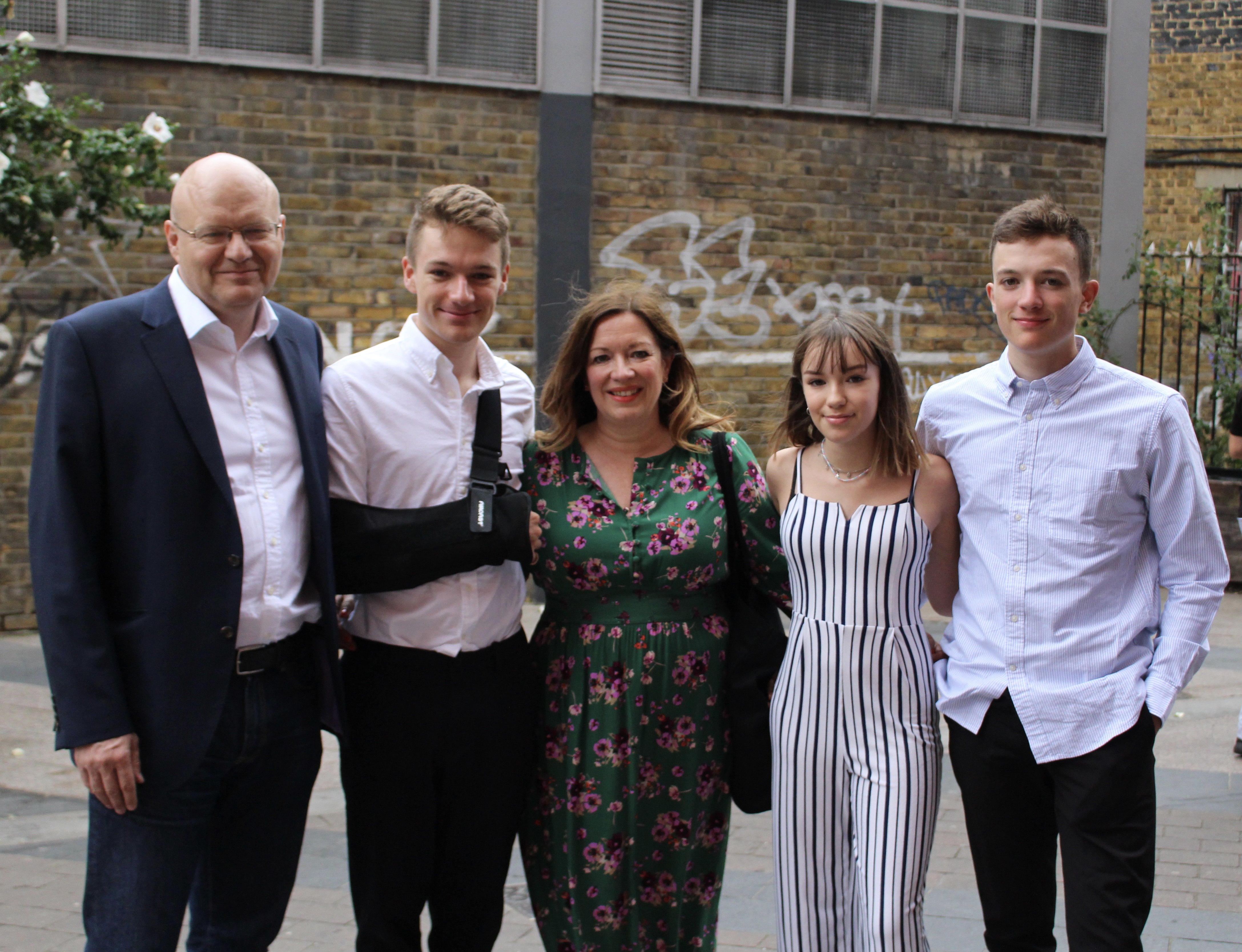 Tim, Ethan, Nicky, Lucy and Leo Hayter 