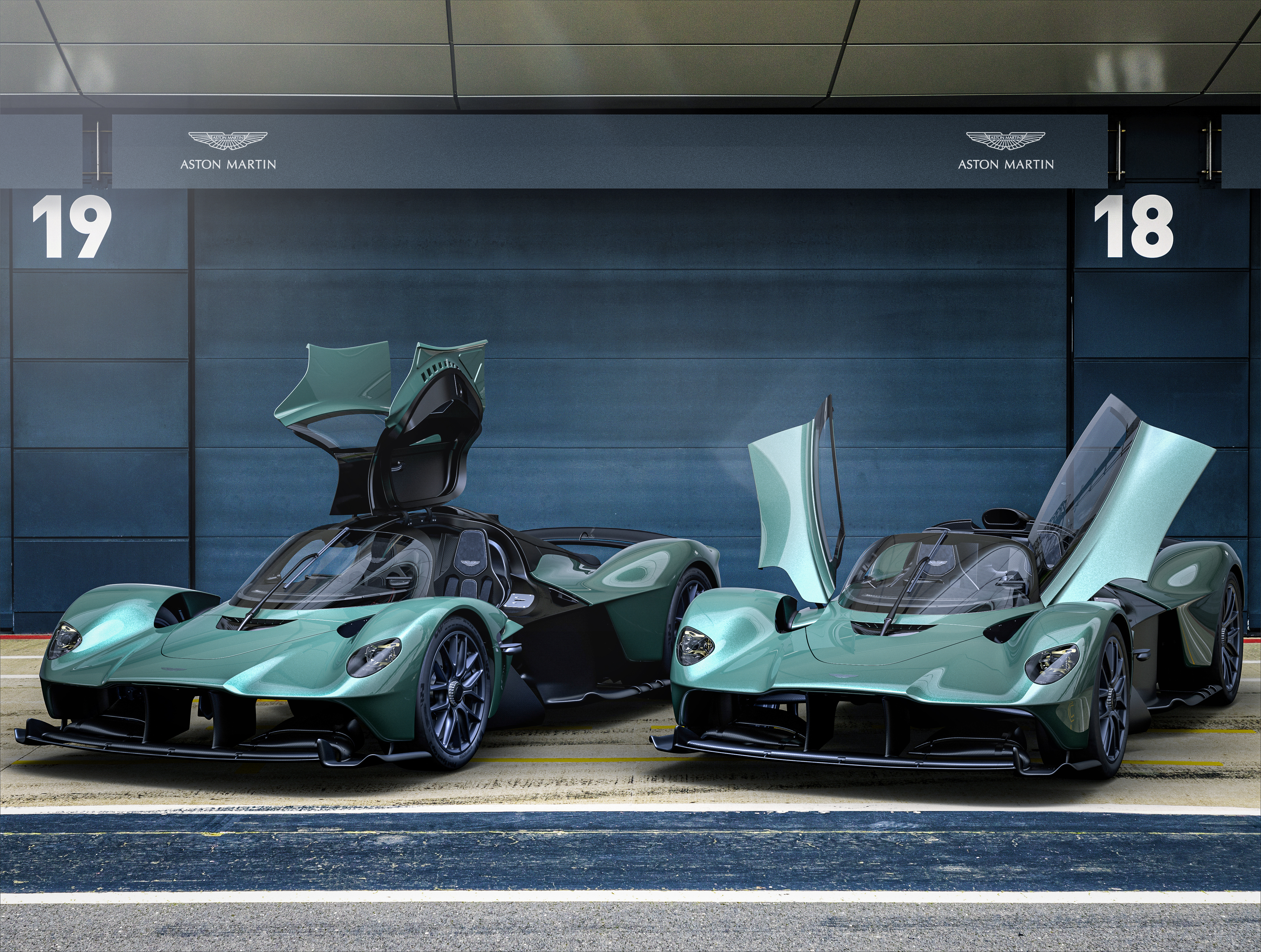 Aston Martin Valkyrie Spider and Coupe