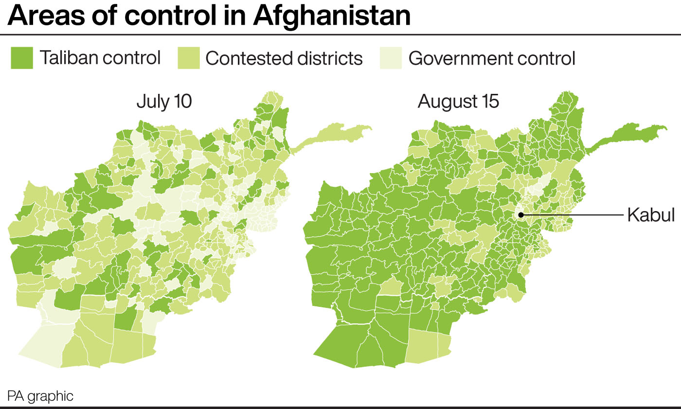 Afghanistan Taliban gains