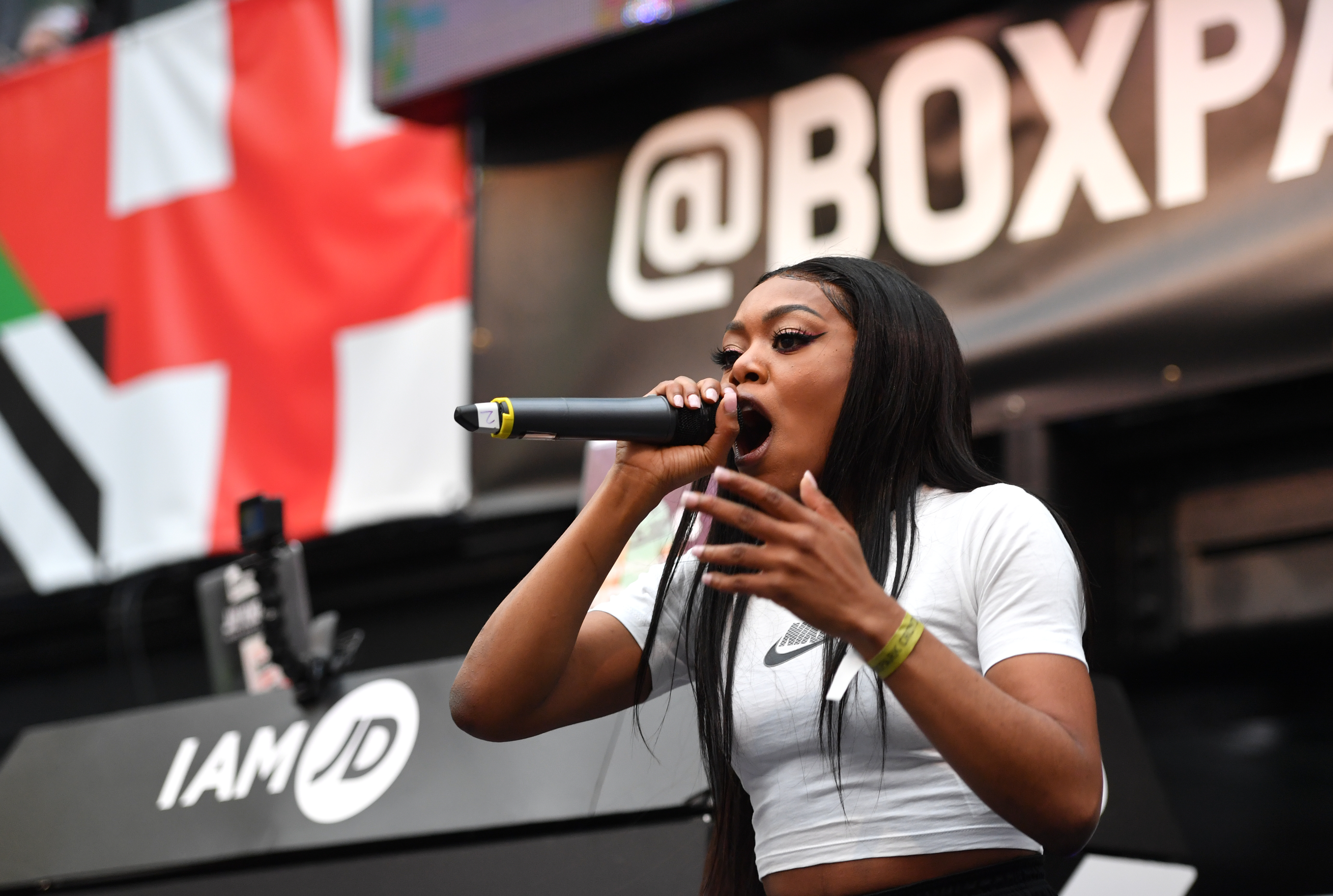 Lady Leshurr performing at the UEFA Euro Final in July (Ashley Western/PA)