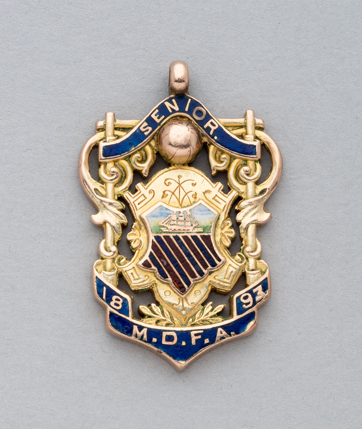 The earliest Manchester United football medal, when the club was known as Newton Heath, is also being sold (Graham Budd Auctions/PA)