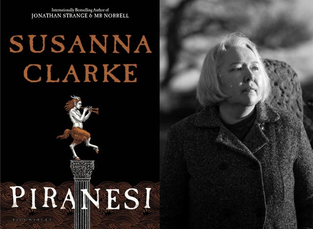 Susanna Clarke and the Piranesi cover