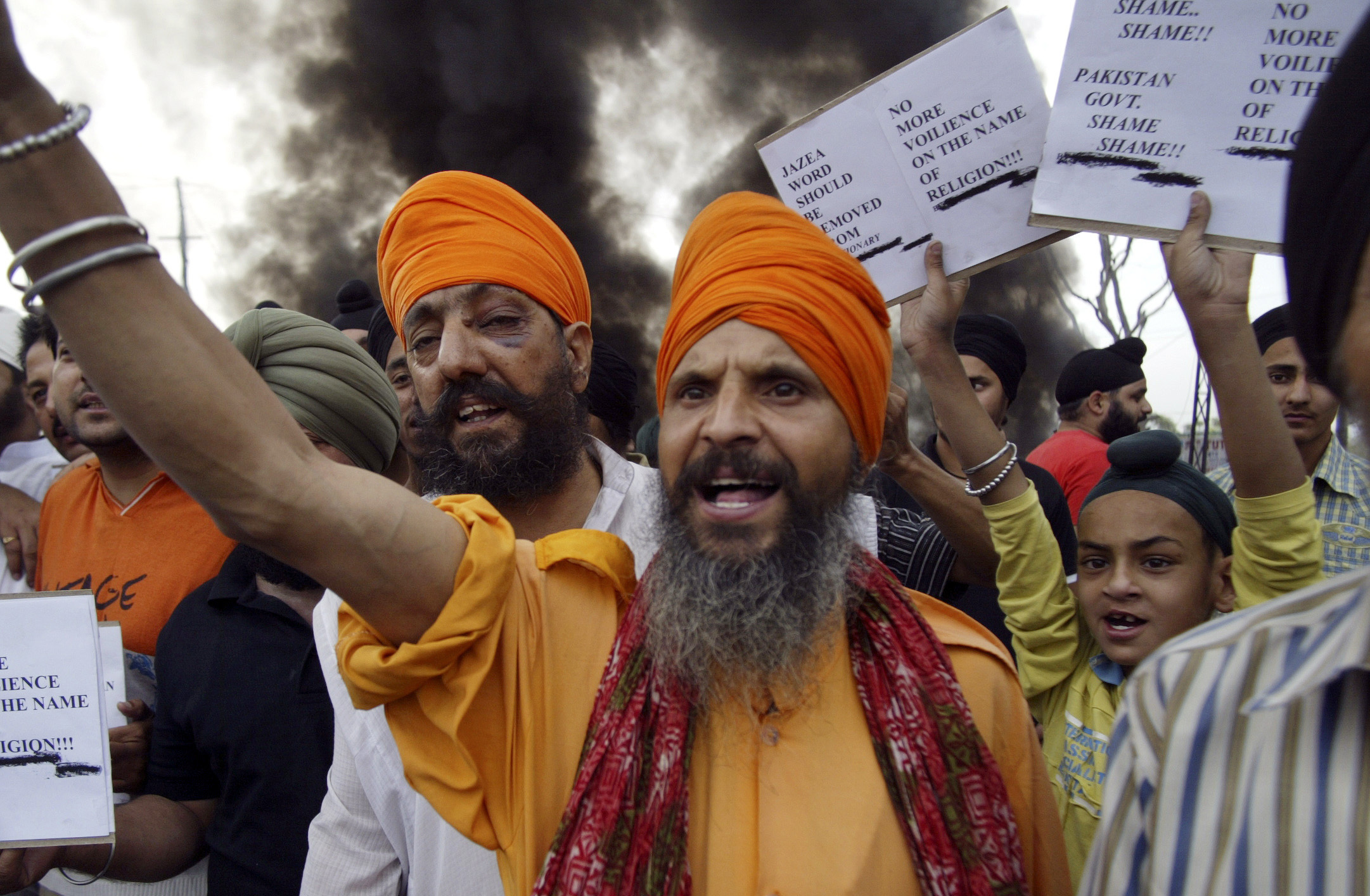 Sikh protesters