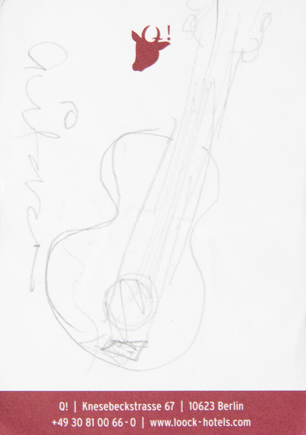 A sketch by Amy Winehouse being sold at auction