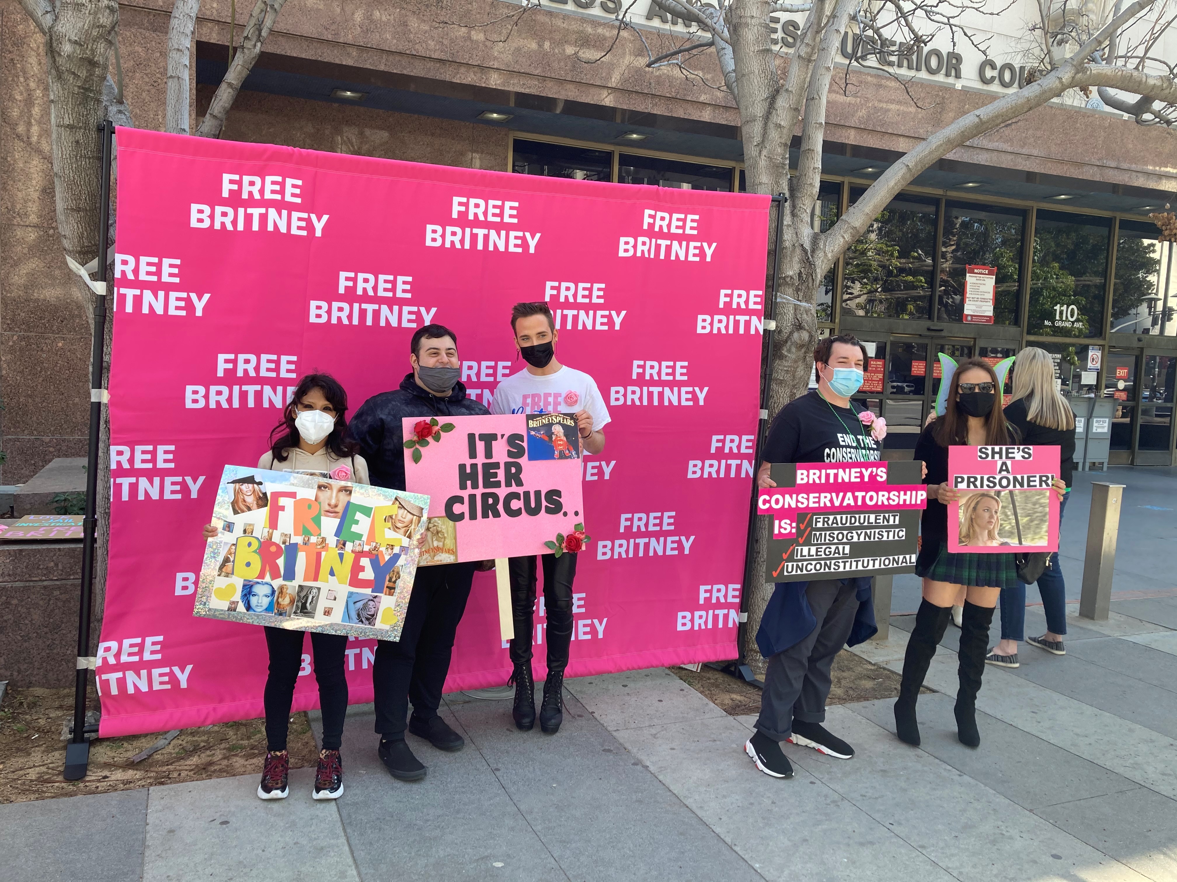 Free Britney supporters