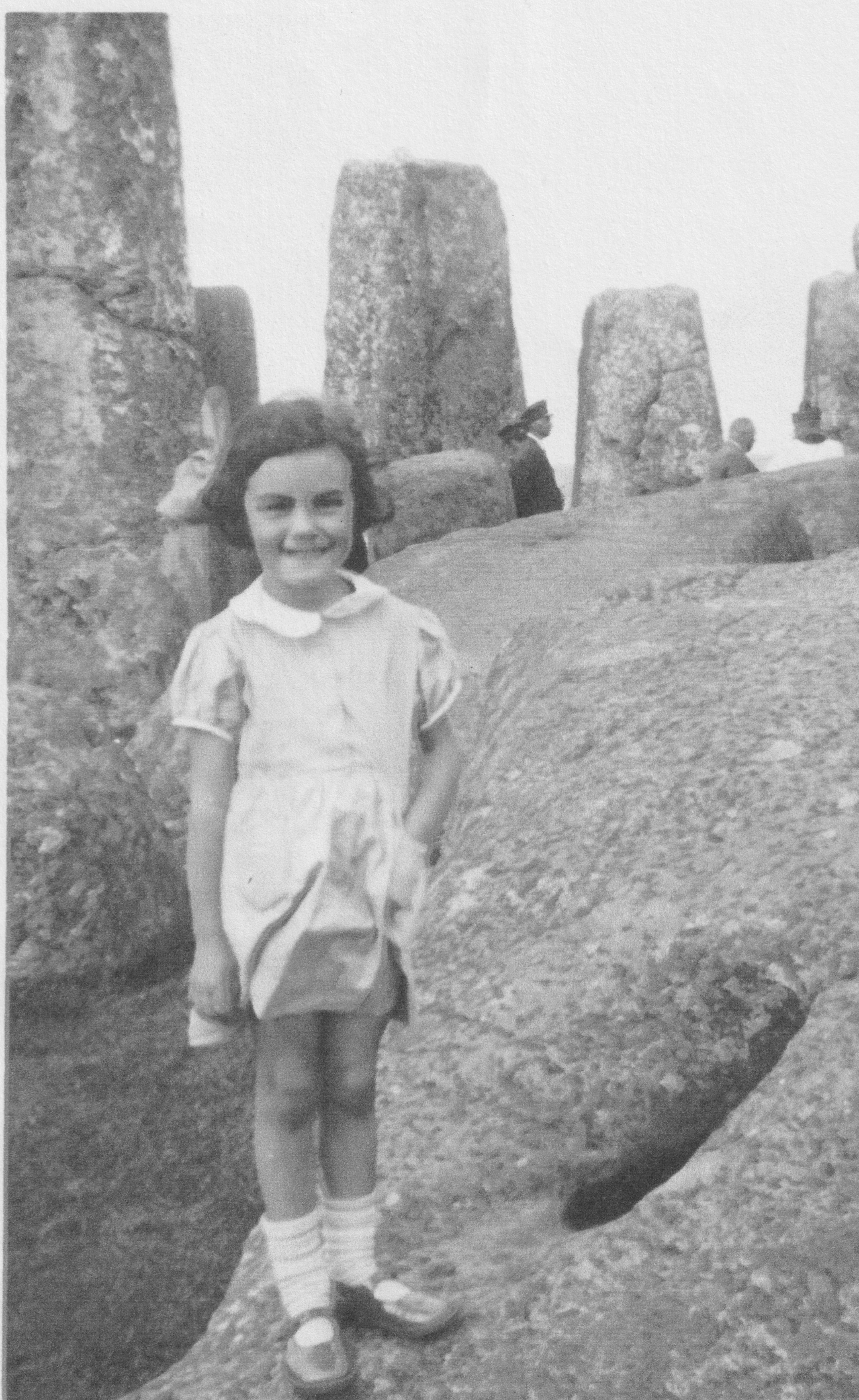 Jean Grey at Stonehenge 1936 