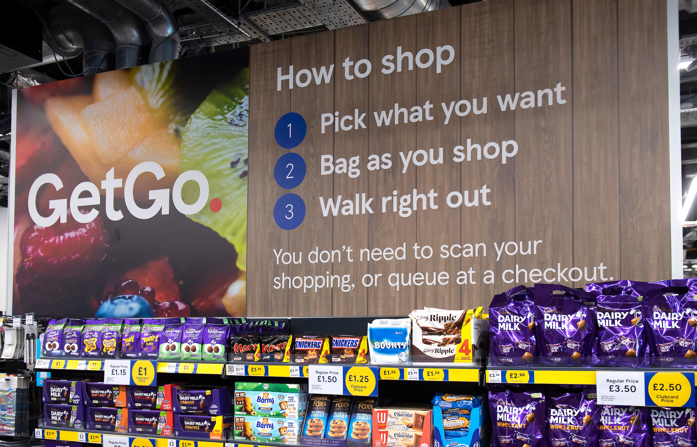 Tesco first trialled its "frictionless" technology in 2019 (Ben Stevens/Parsons Media/PA)