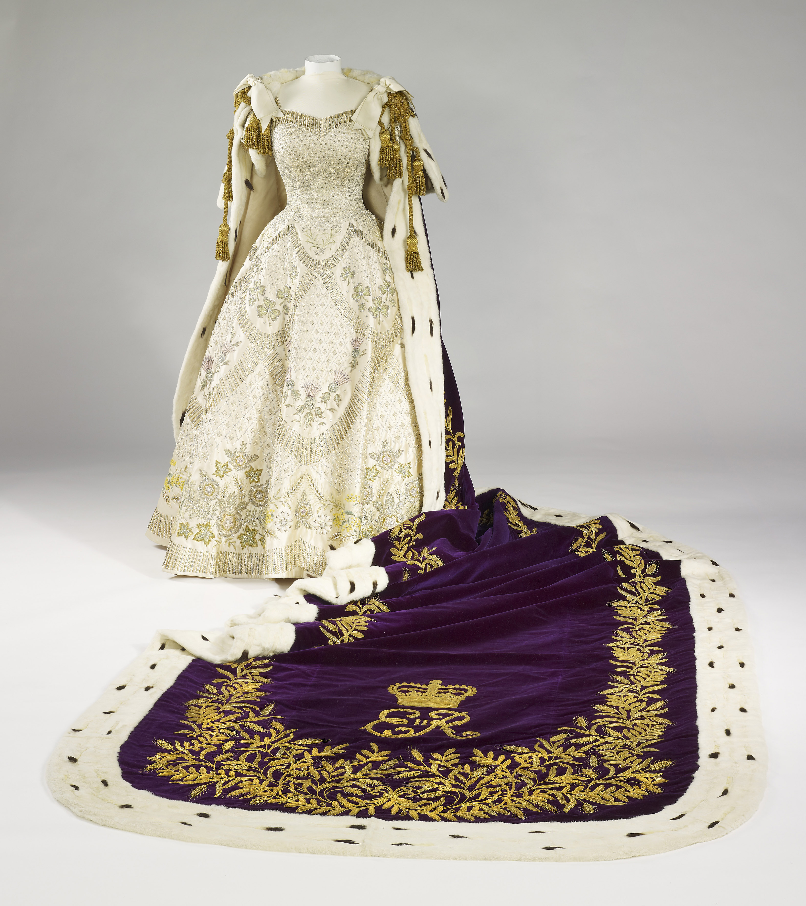 The Queen's coronation dress 