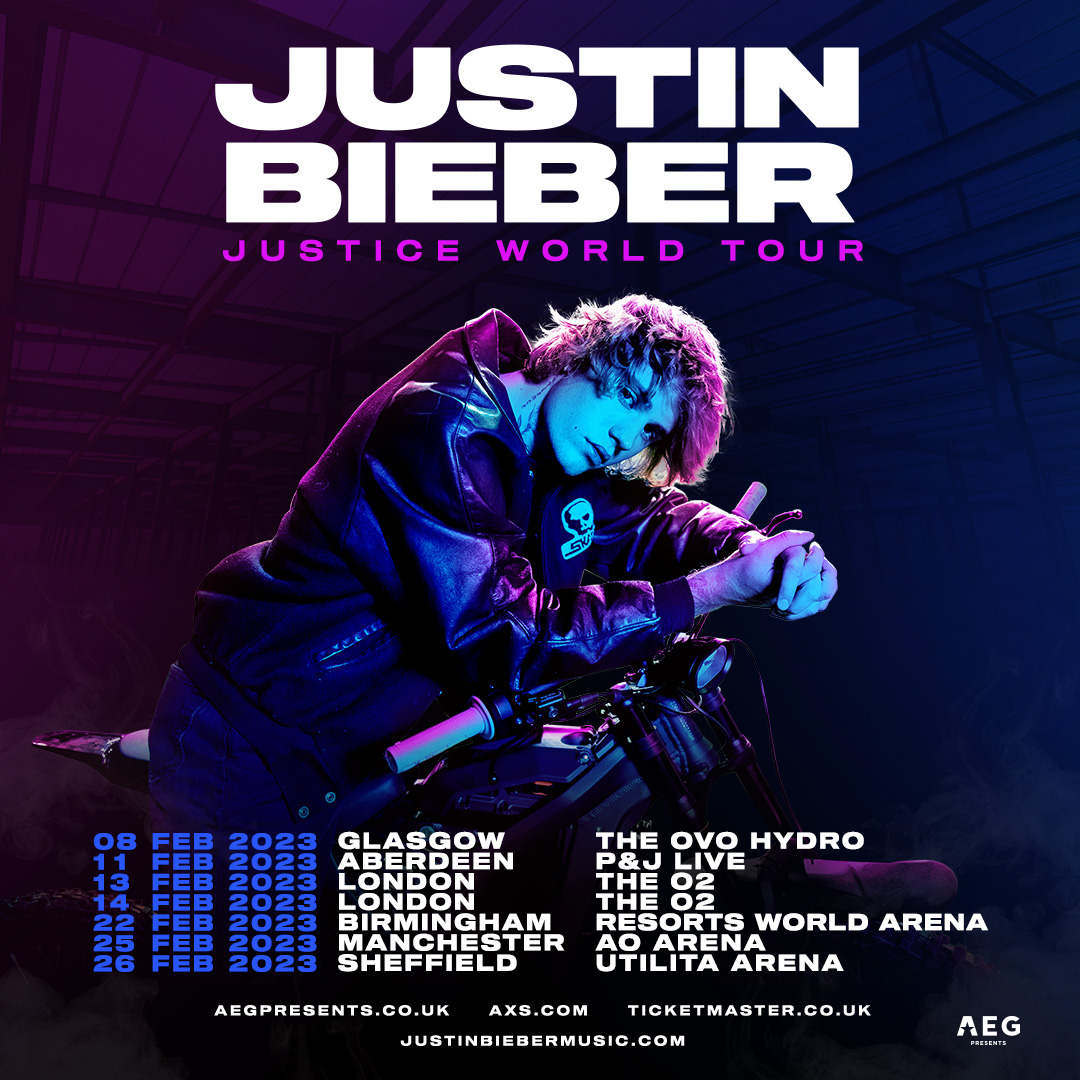 bieber tour uk