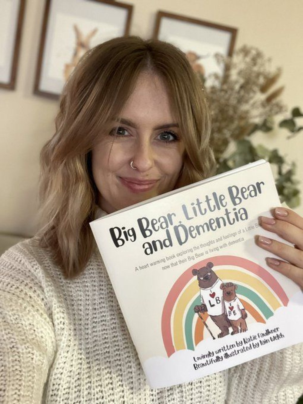 Katie Faulkner and her book, Big Bear, Little Bear and Dementia (Katie Faulkner)