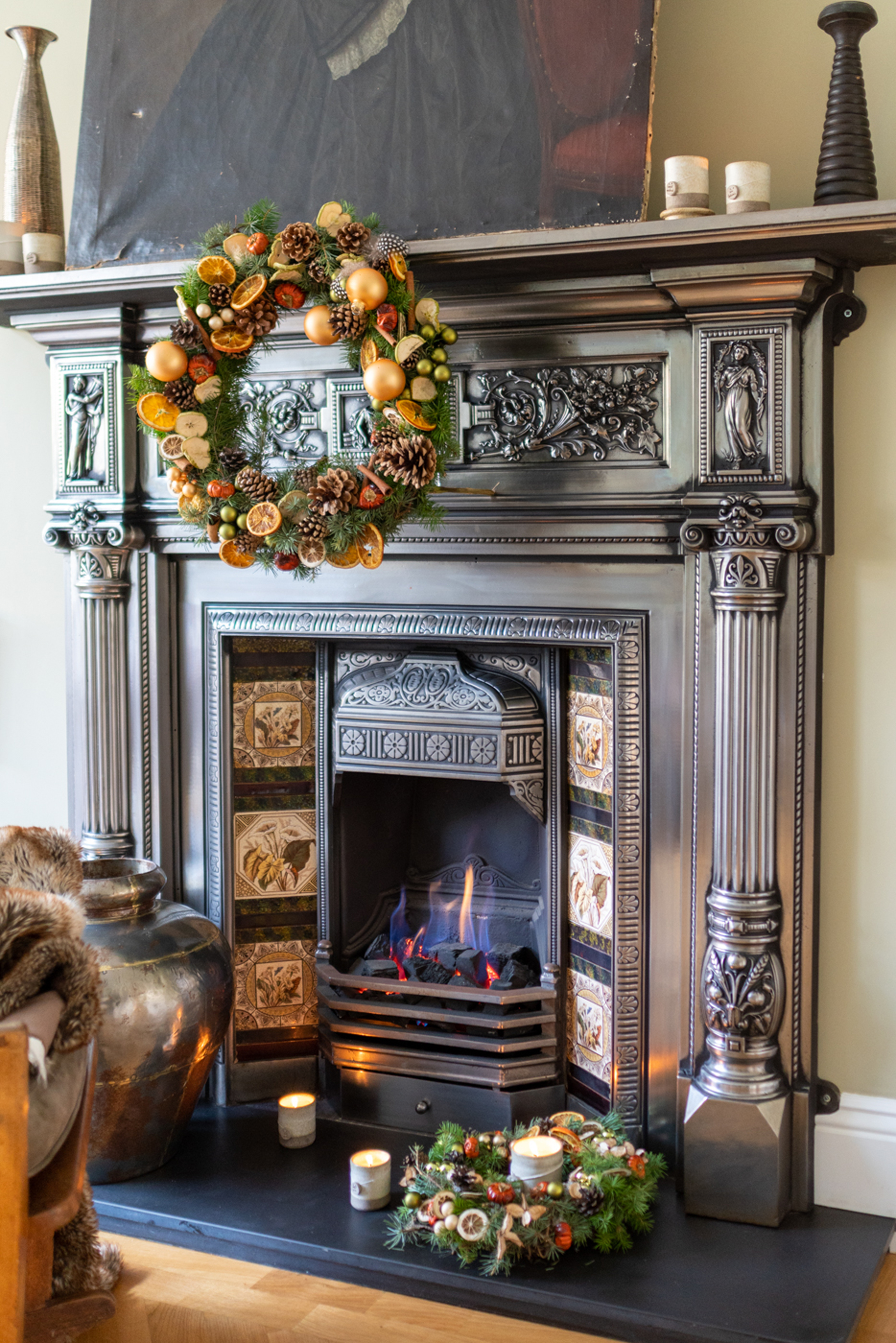 Festive wreaths (Michal Kowalski/Blooming Haus/PA)