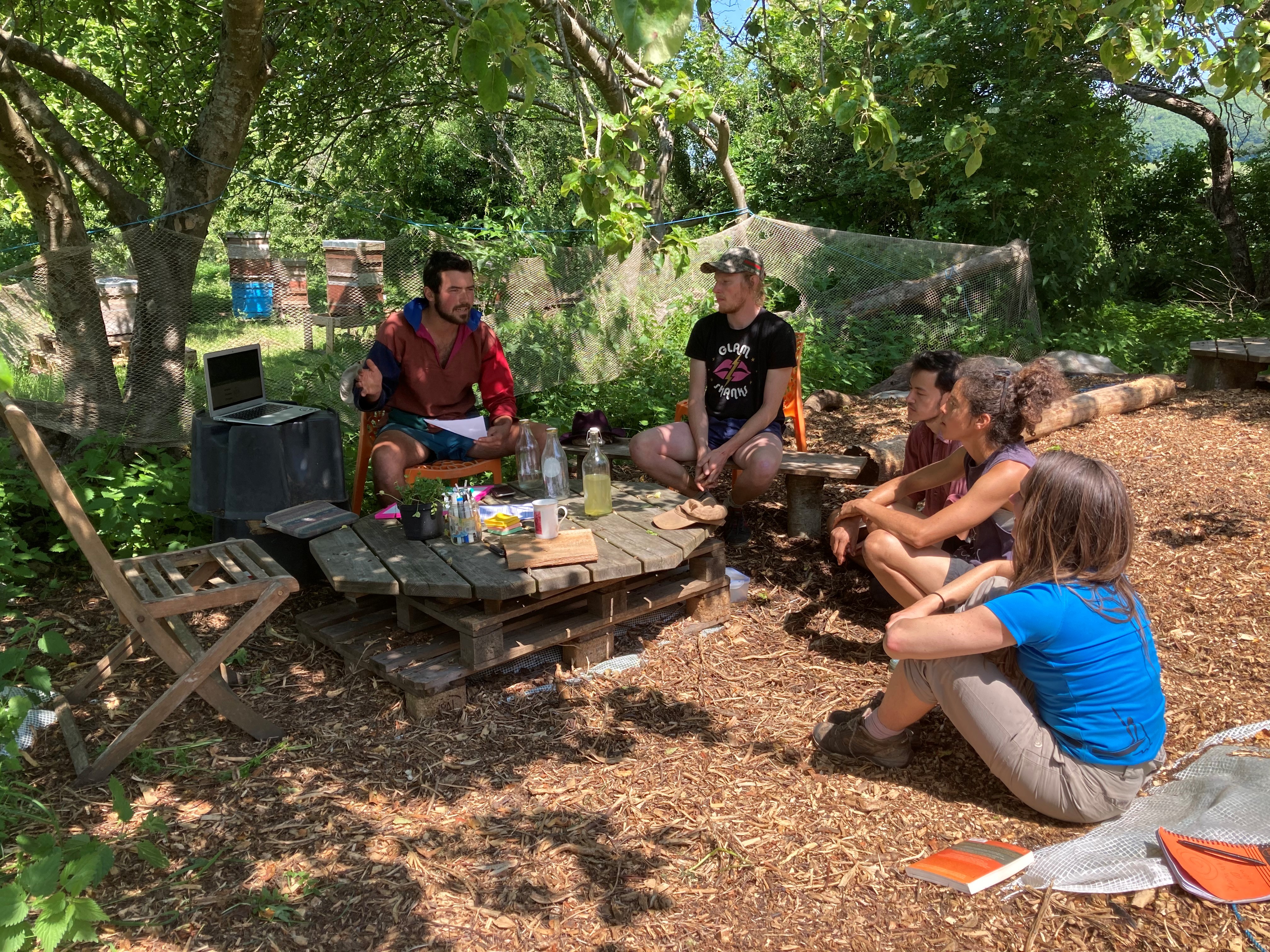 Hamish Evans teaching trainees