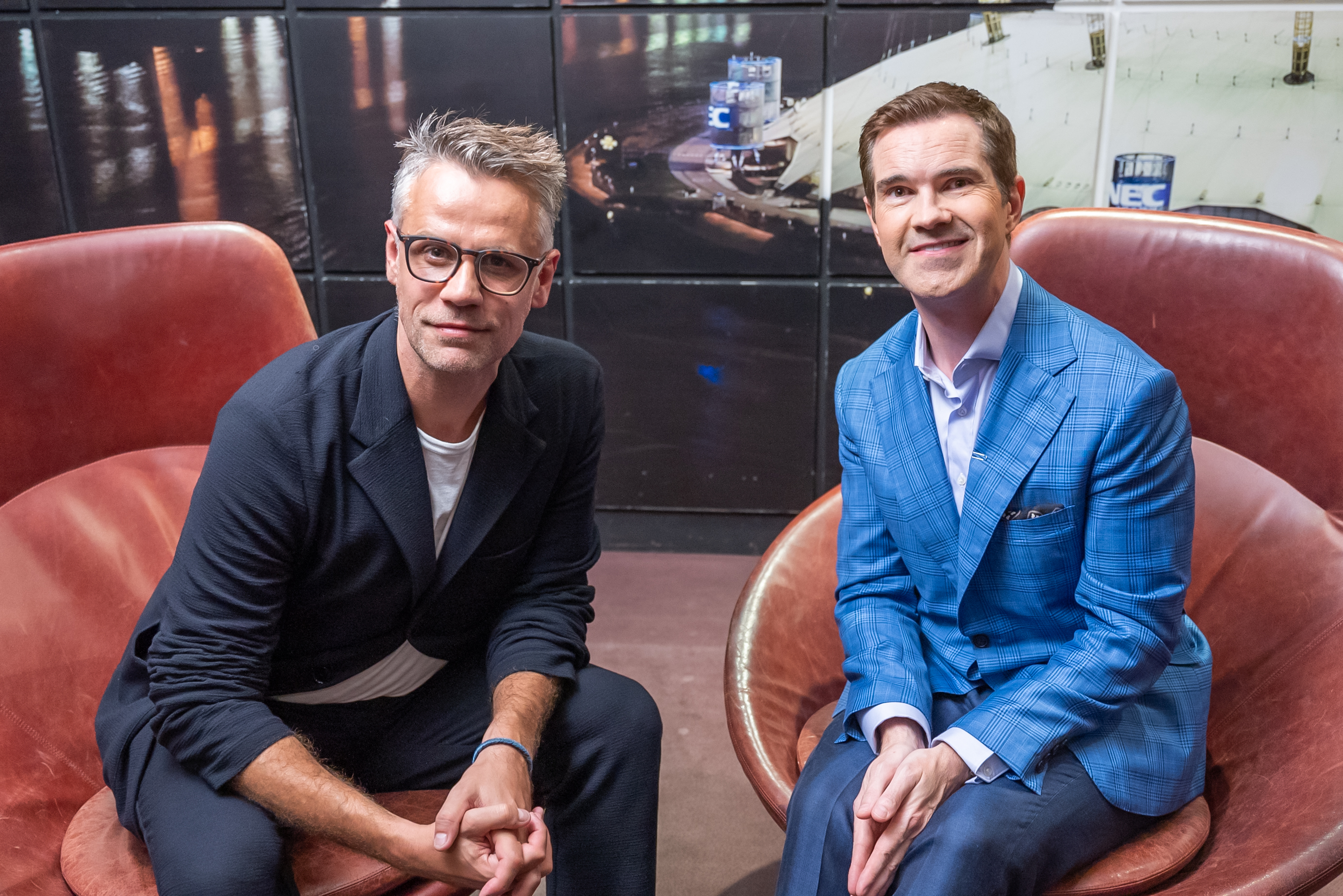 Jimmy Carr and Richard Bacon