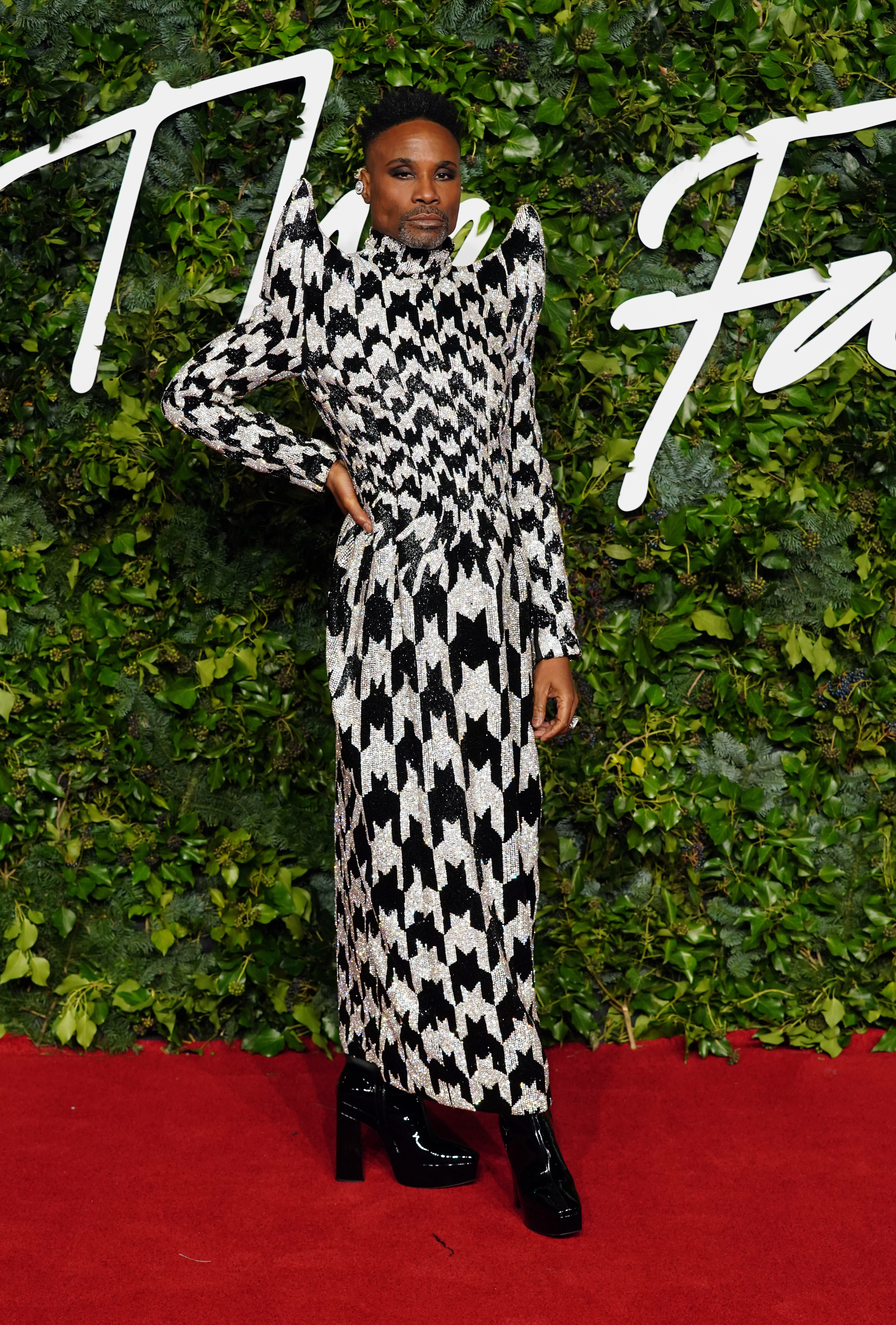 Billy Porter attending the Fashion Awards 2021