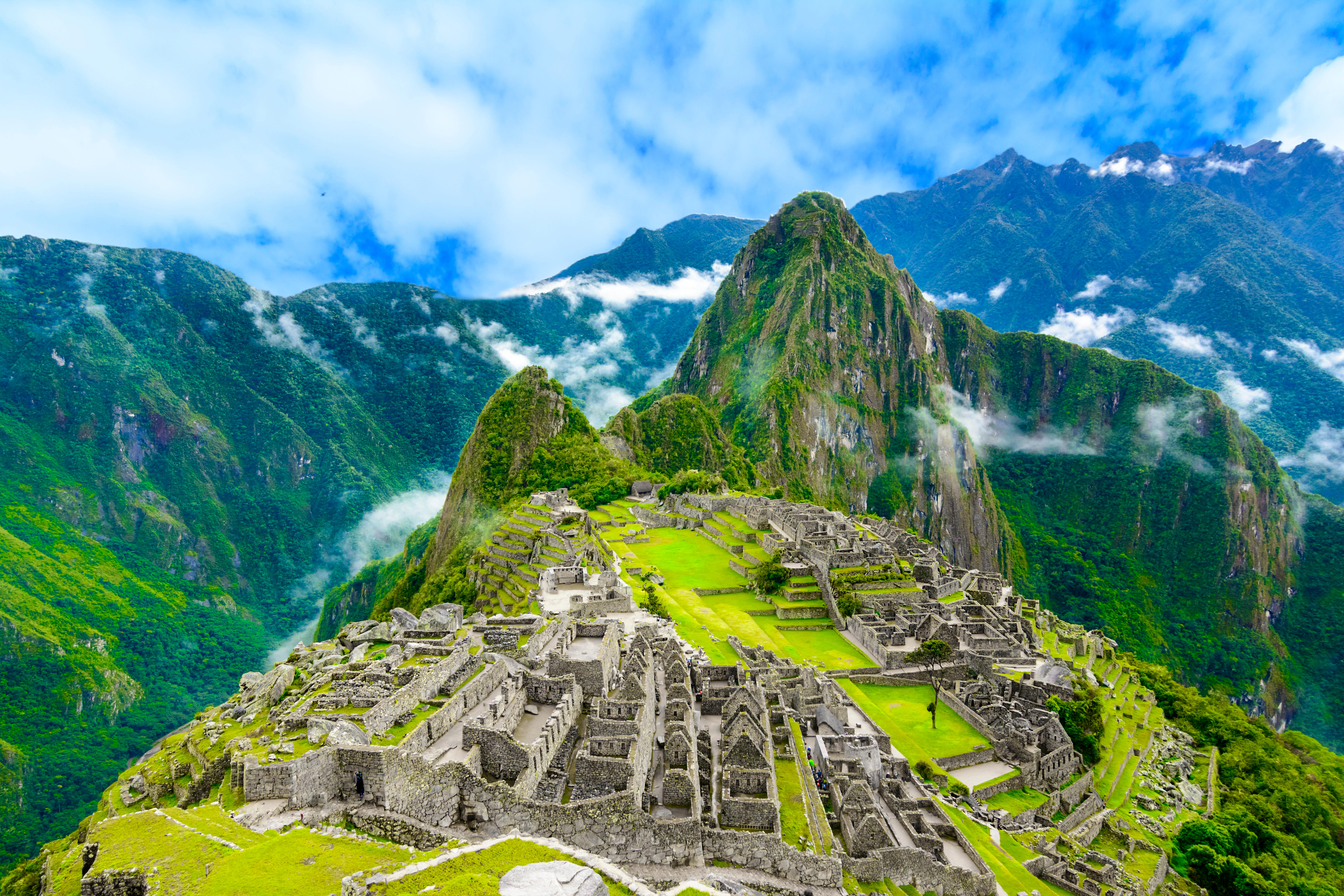 Machu Picchu agriculture terraces, Peru