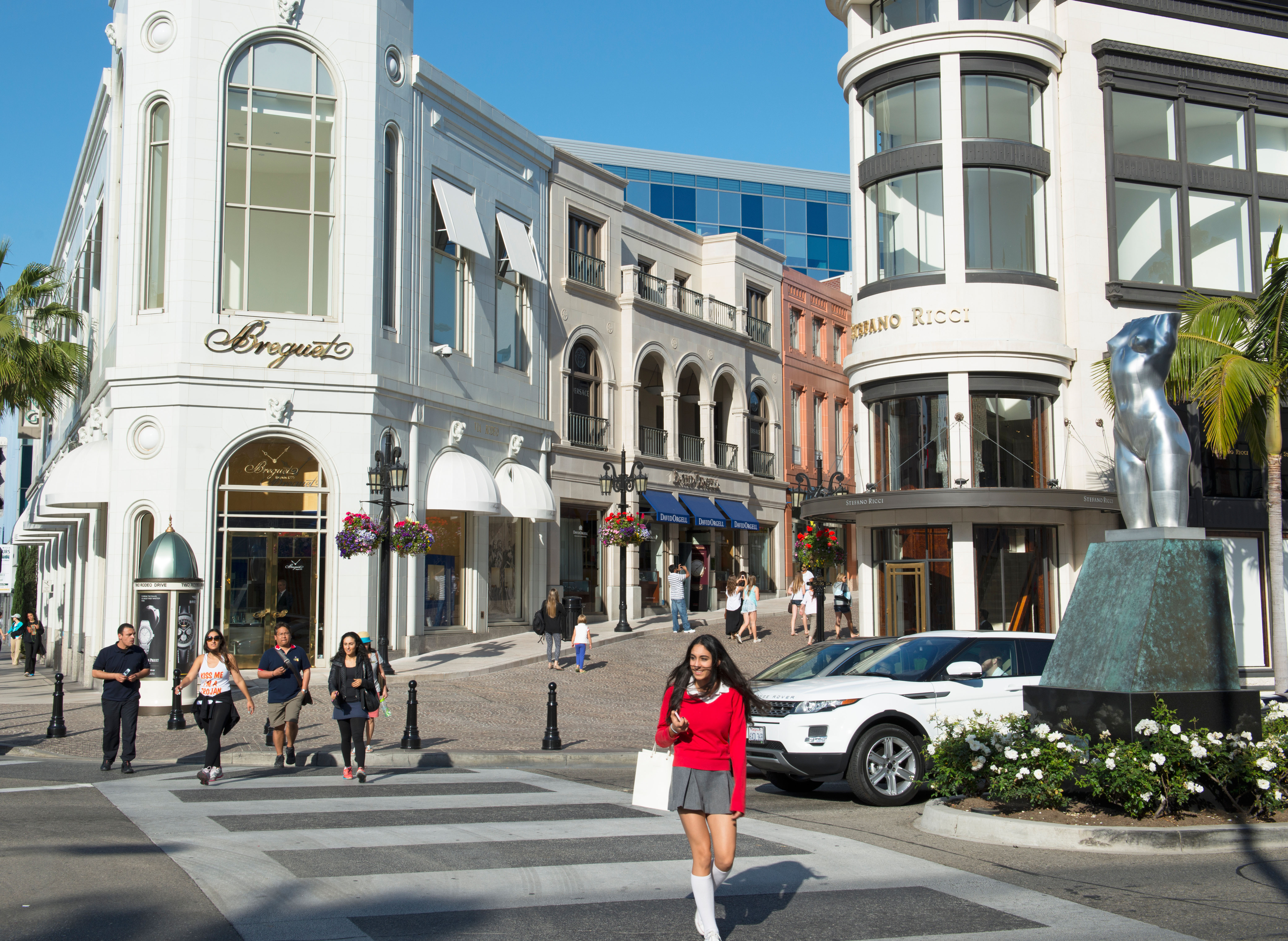 Rodeo Drive in Beverly Hills, Los Angeles 