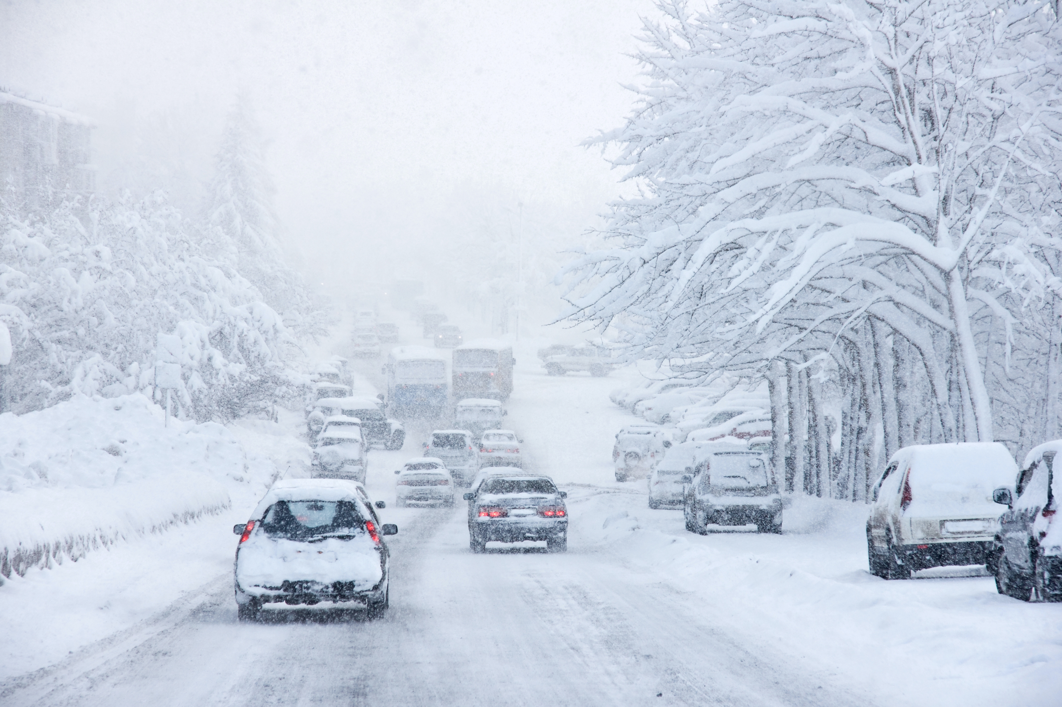 Snowy road