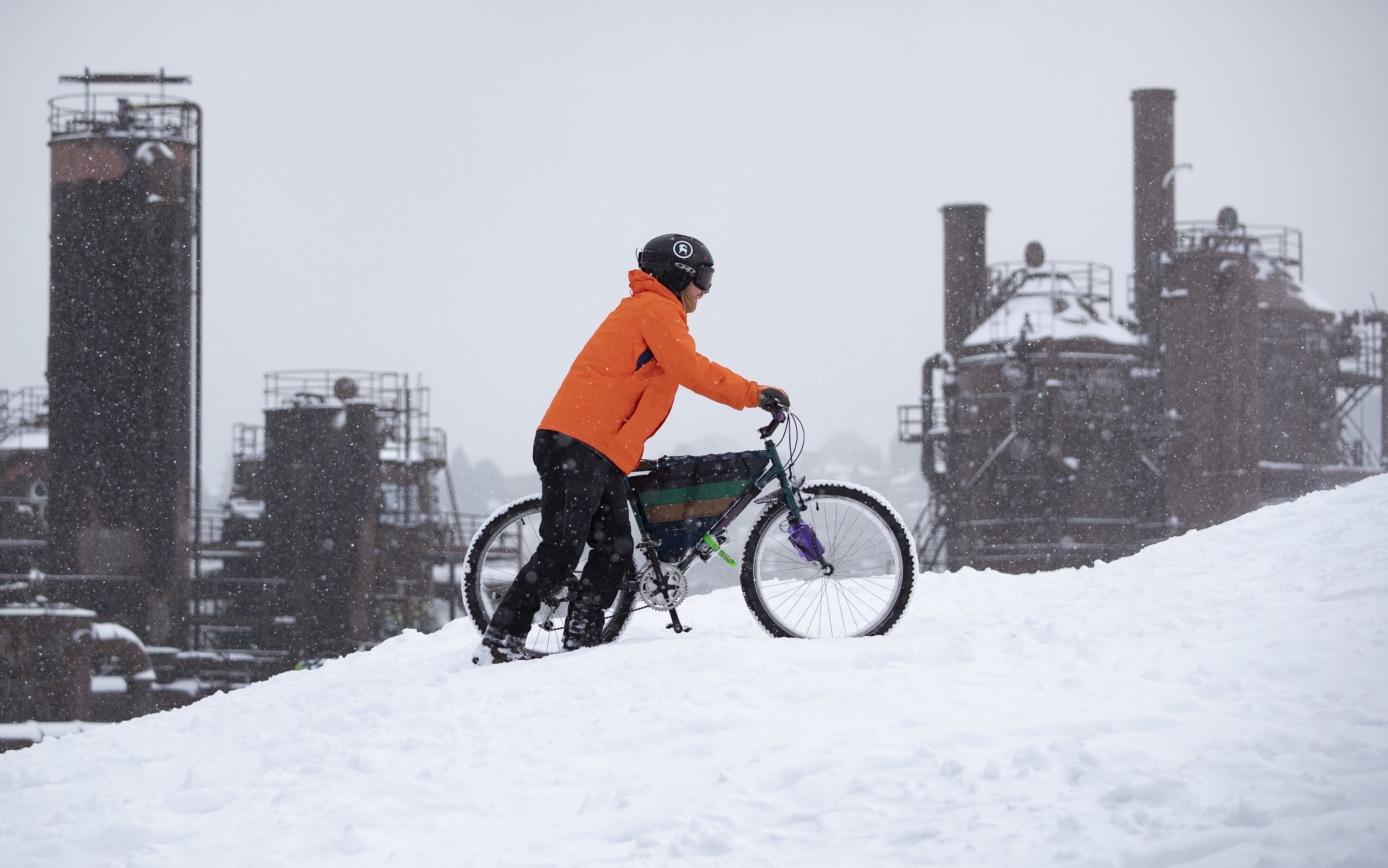 Snow in Seattle