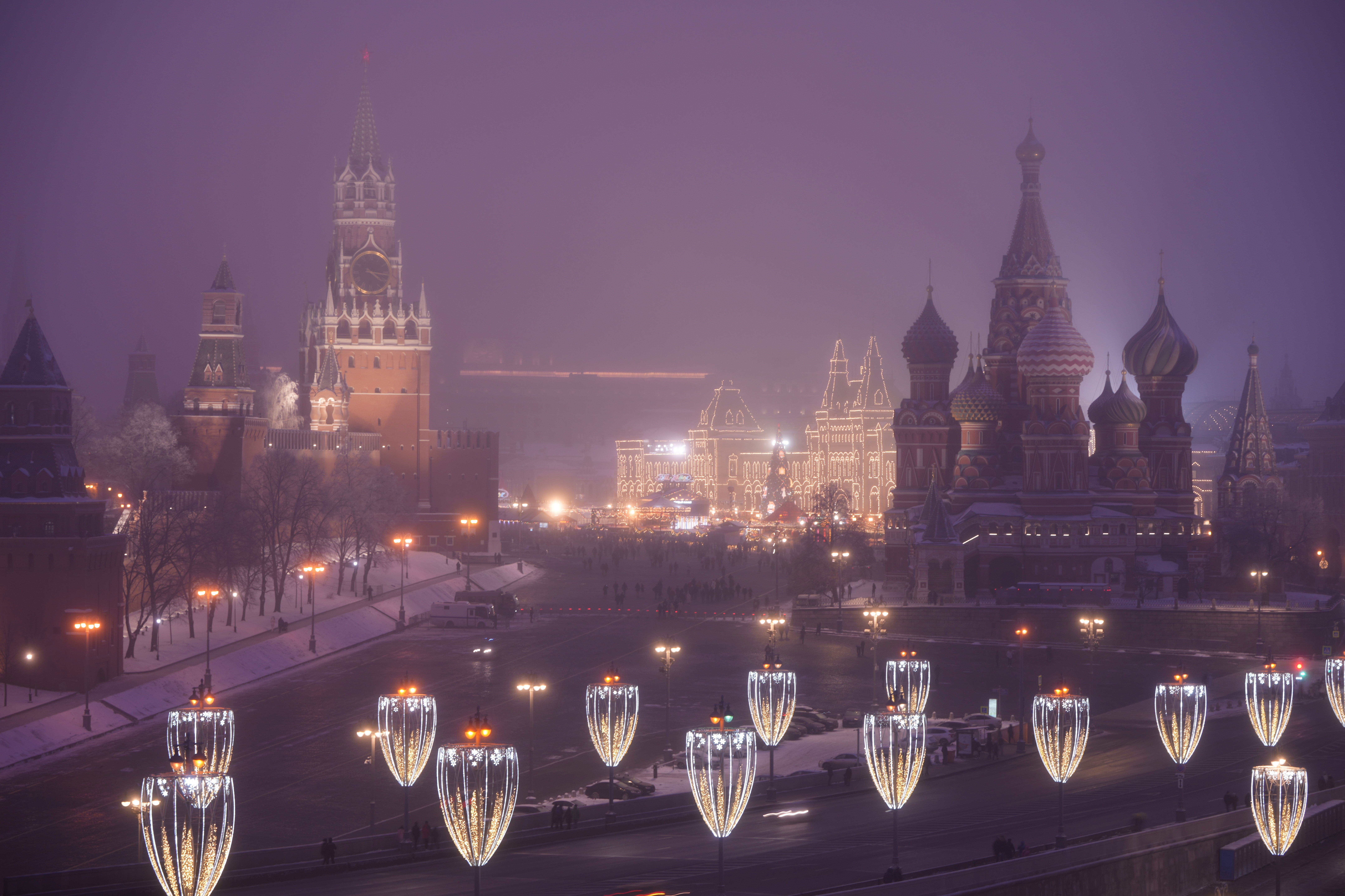Moscow in the fog