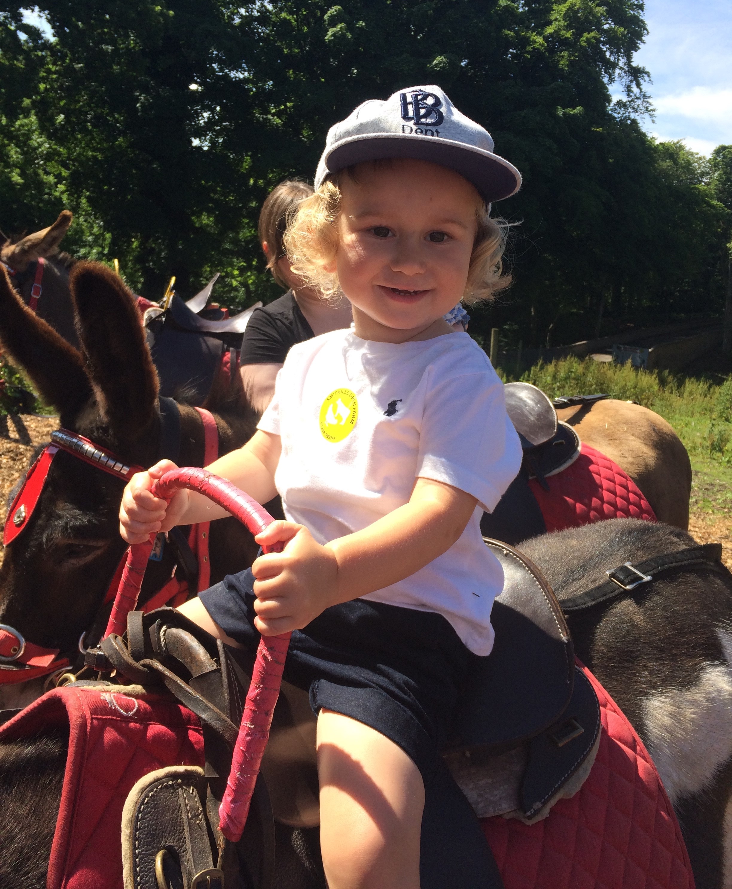 Max Rimmer-Chambers sitting on a horse