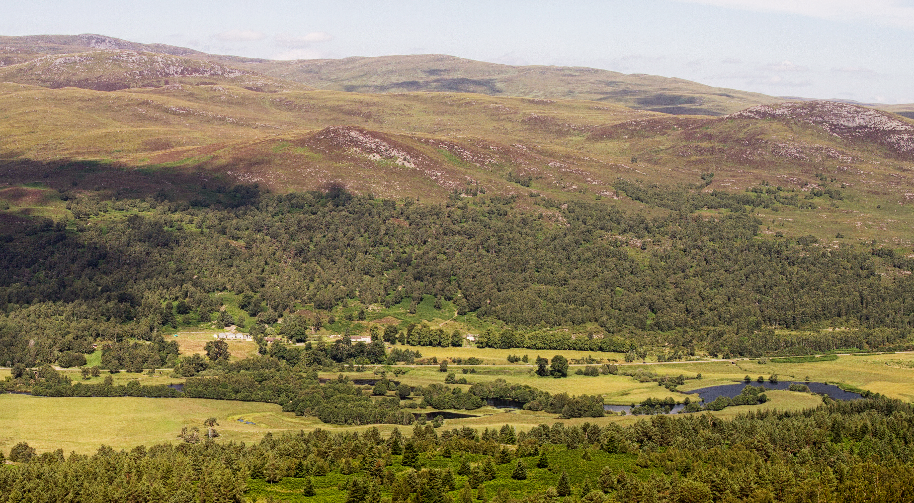 A view of the Dundreggan Estate in the Scottish Highlands