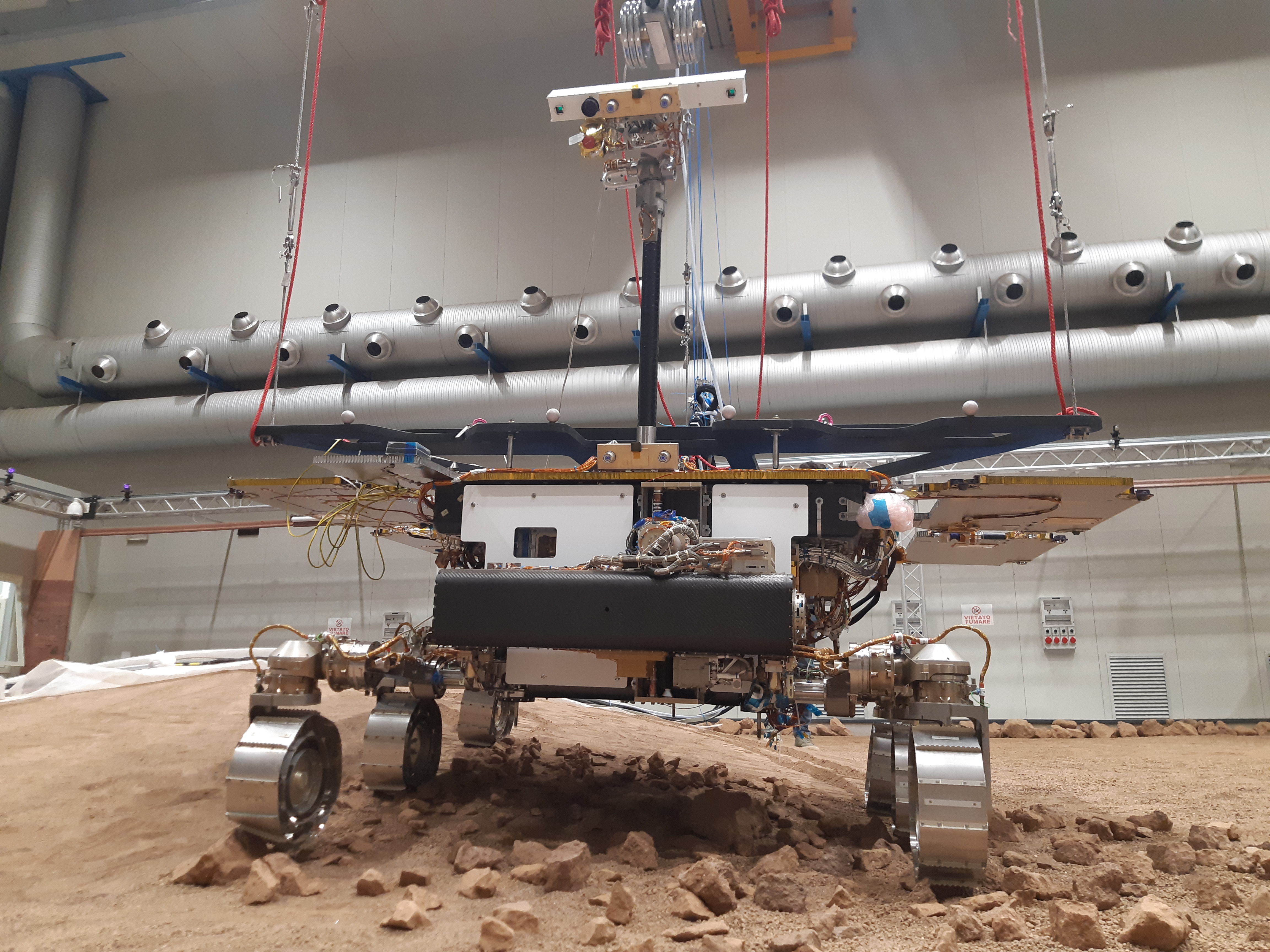 The replica ExoMars rover known as Amalia