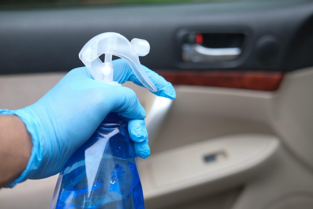 Cleaning car interior