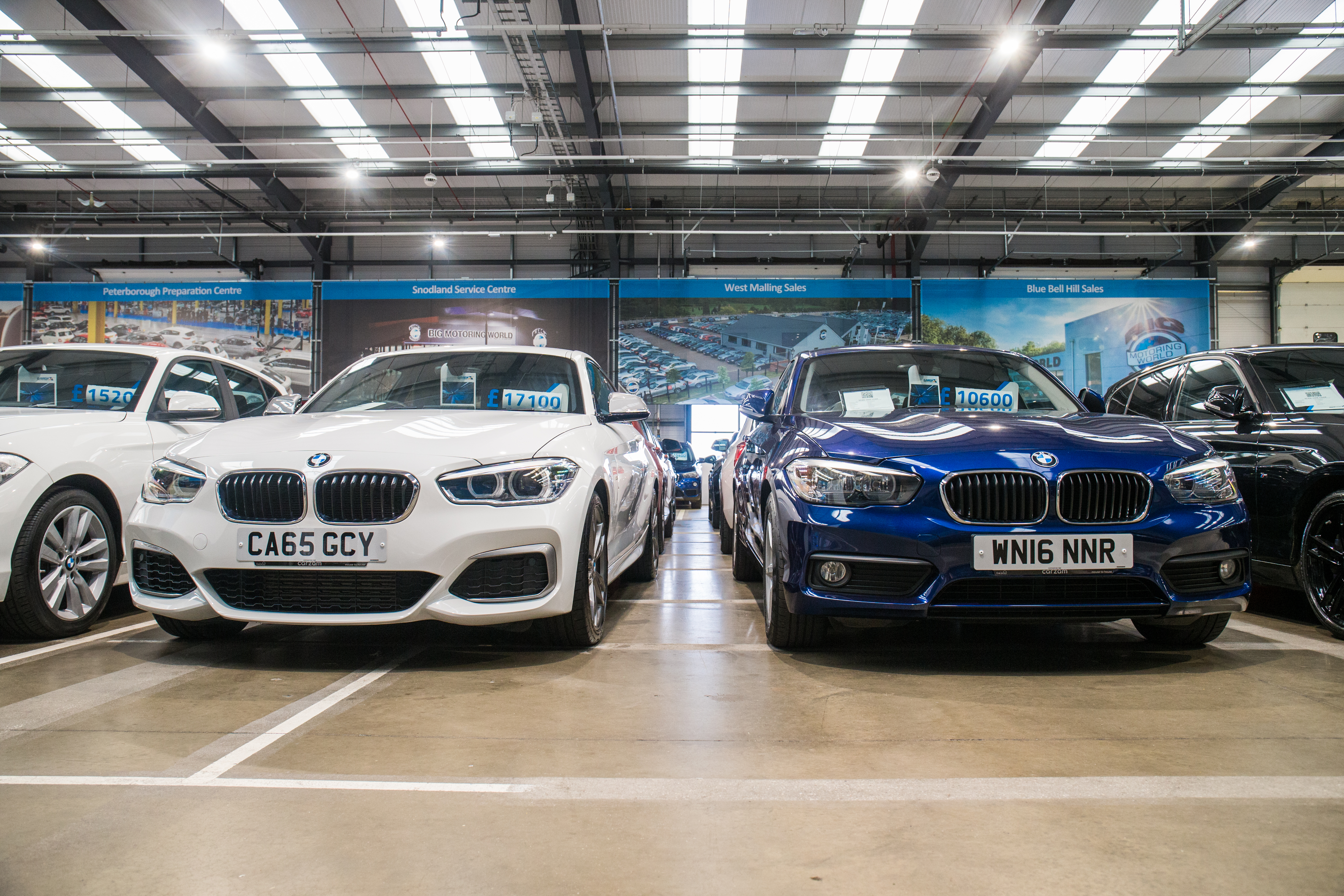 Used cars at Big Motoring World, Enfield