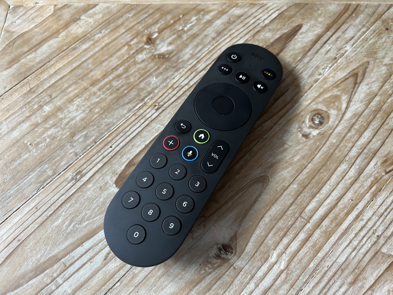 The Sky Glass remote