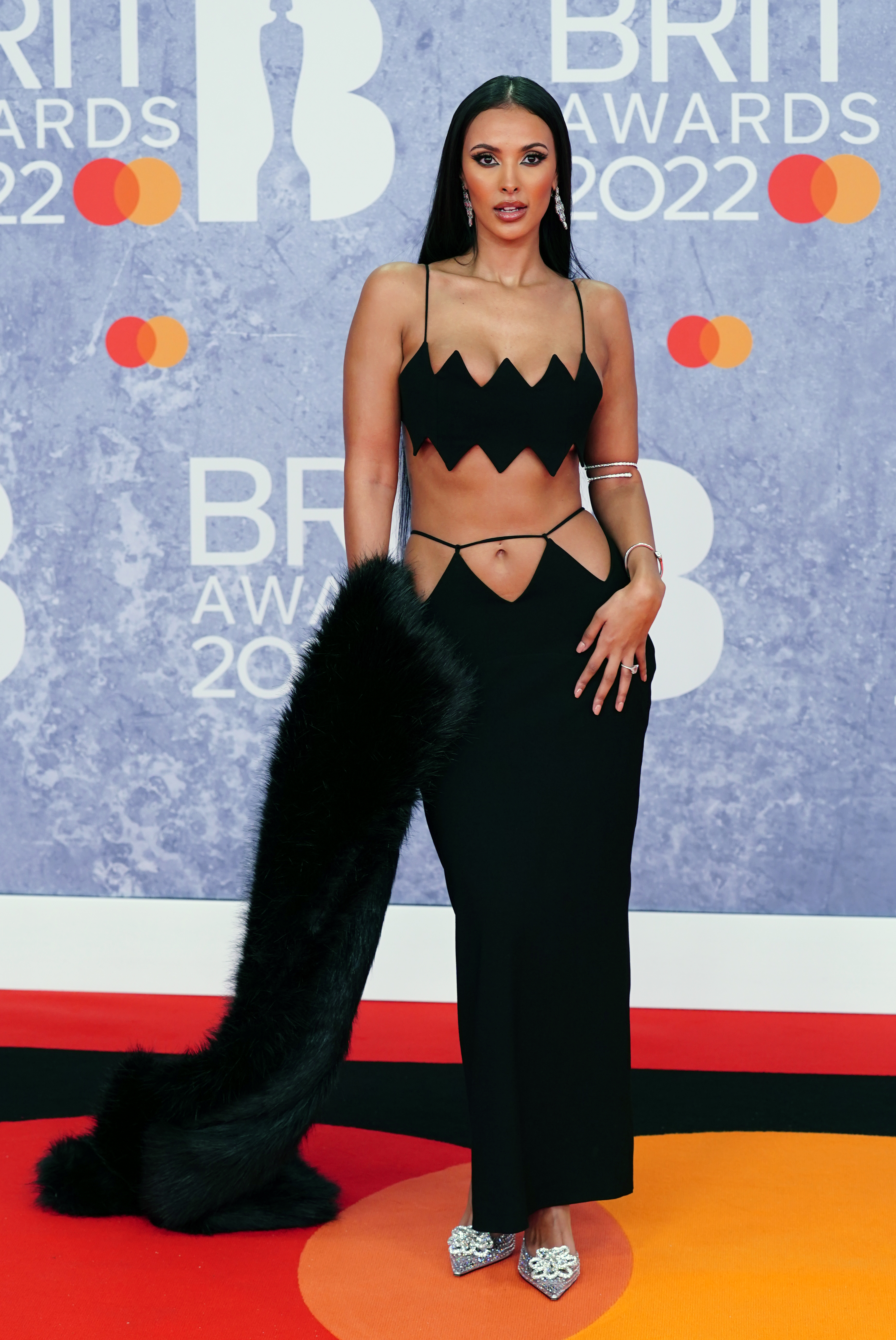 Maya Jama at the Brit Awards 2022