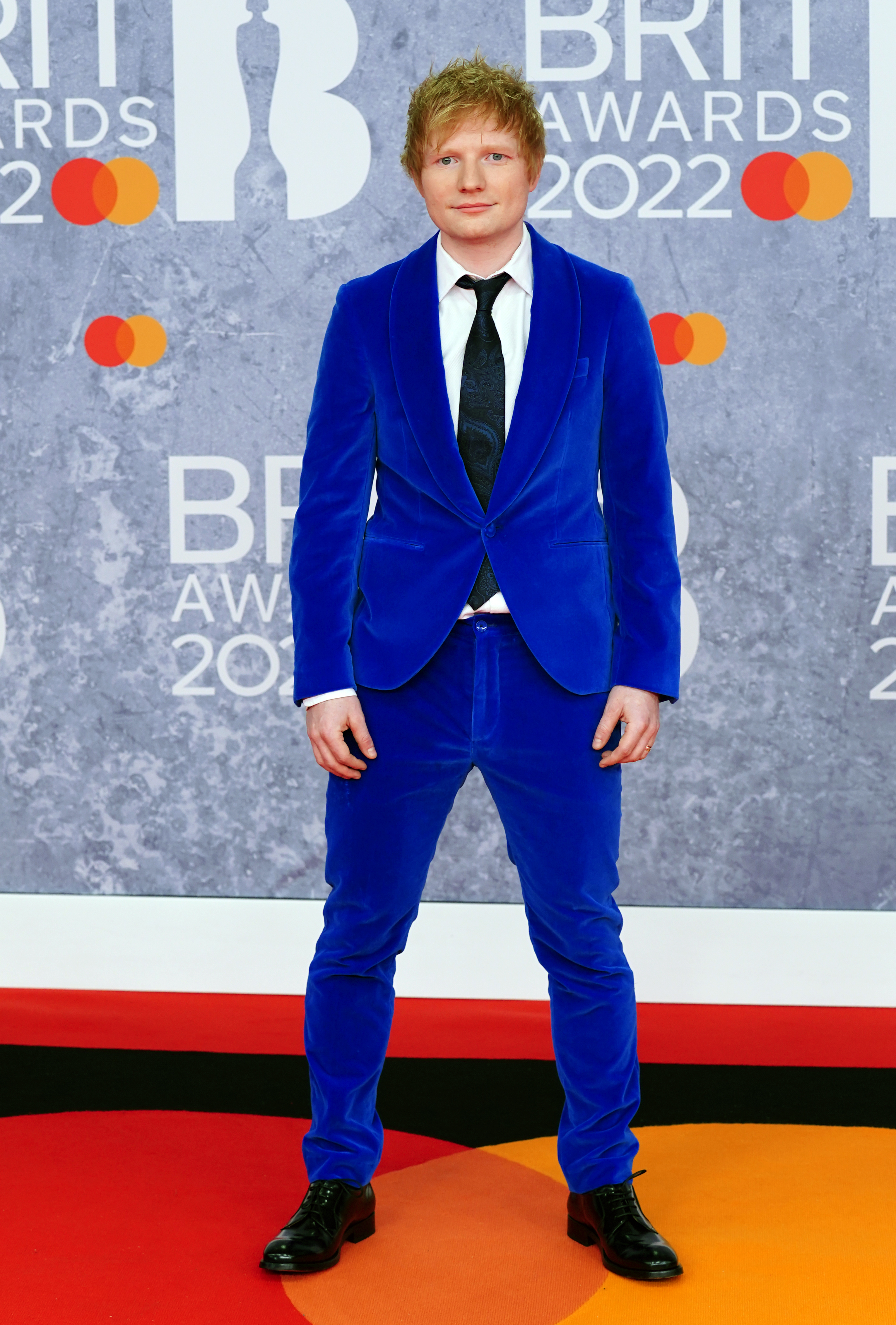 Ed Sheeran at the Brit Awards 2022