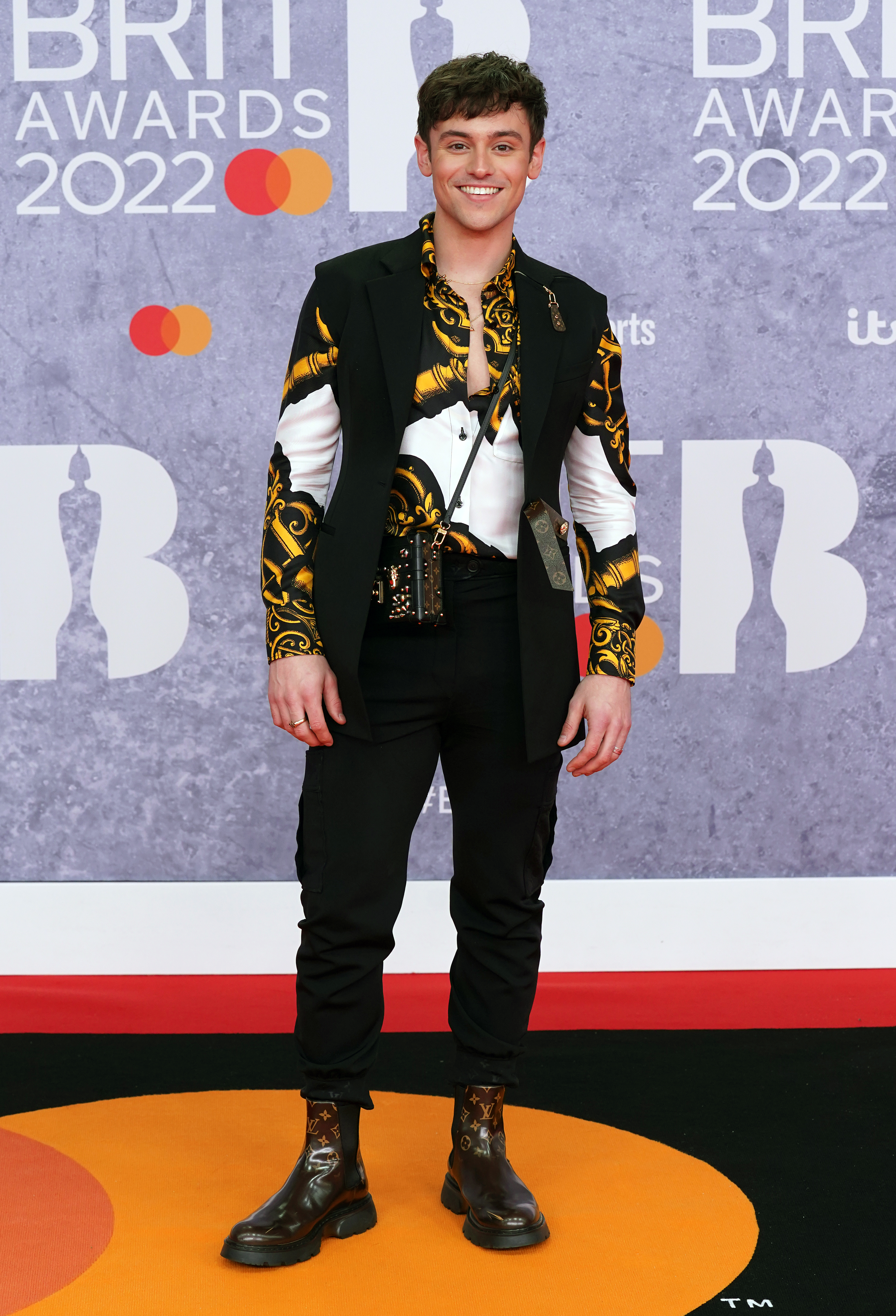 Tom Daley attending the Brit Awards 2022